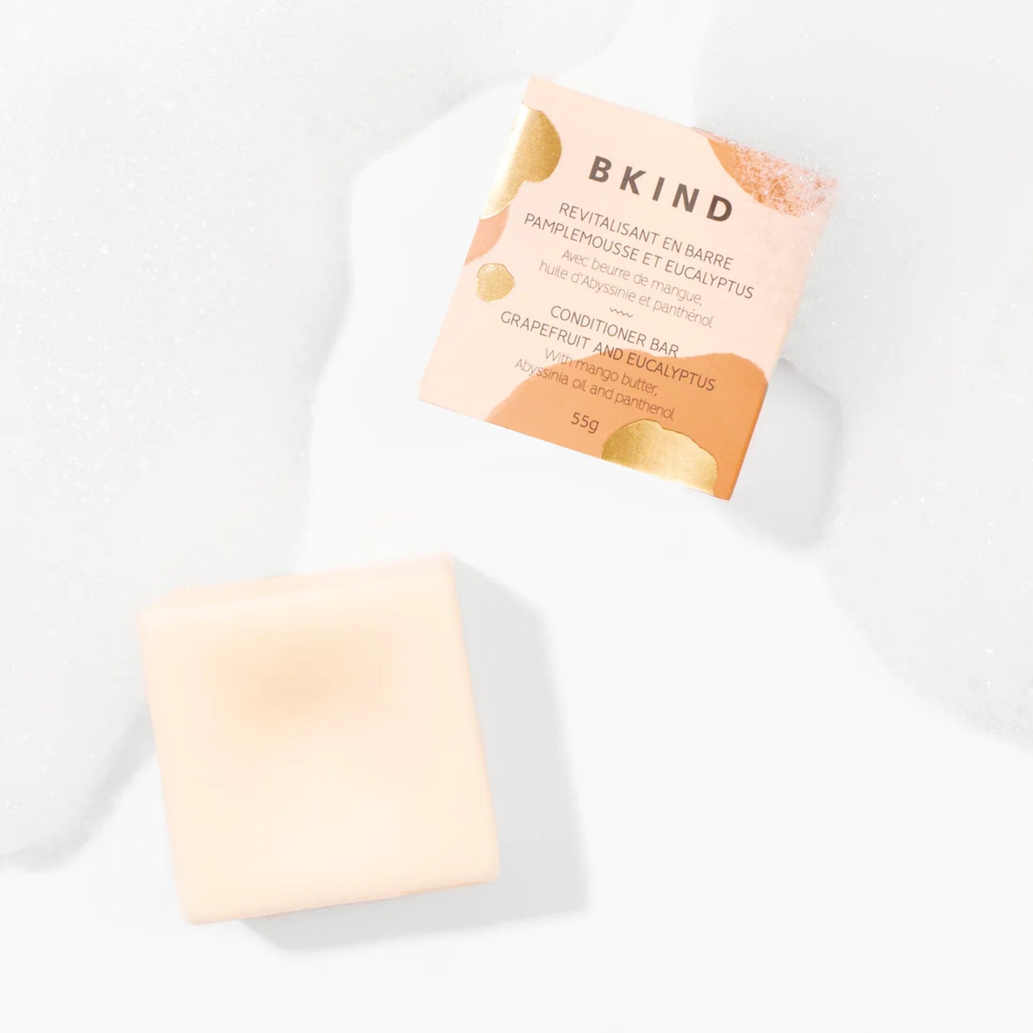 BKIND. Revitalisant en Barre Cheveux Normaux et/ou à Tendance Grasse - 55 gr - Concept C. Shop