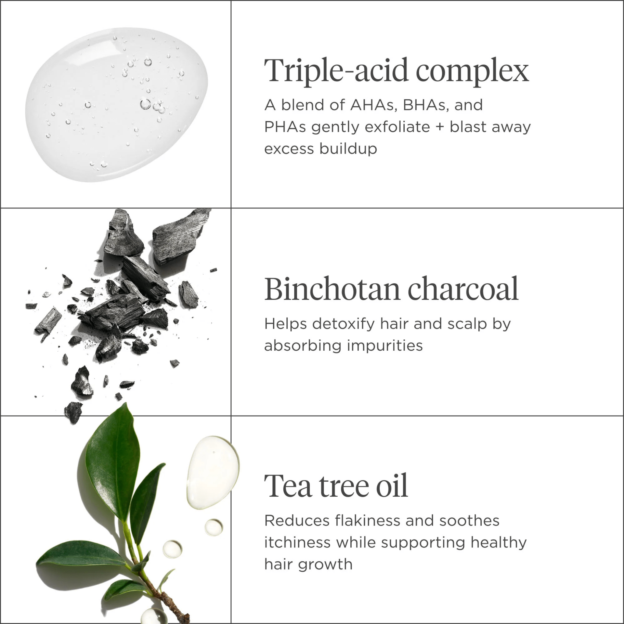 Briogeo. Brume Purifiante Antirésidus Charbon et Arbre à Thé Scalp Revival - 118 ml - Concept C. Shop