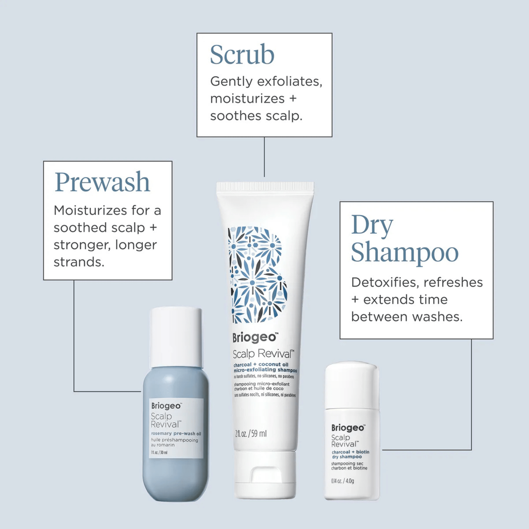 Briogeo. Coffret Minis Ensemble de Départ - Scalp Revival - Concept C. Shop