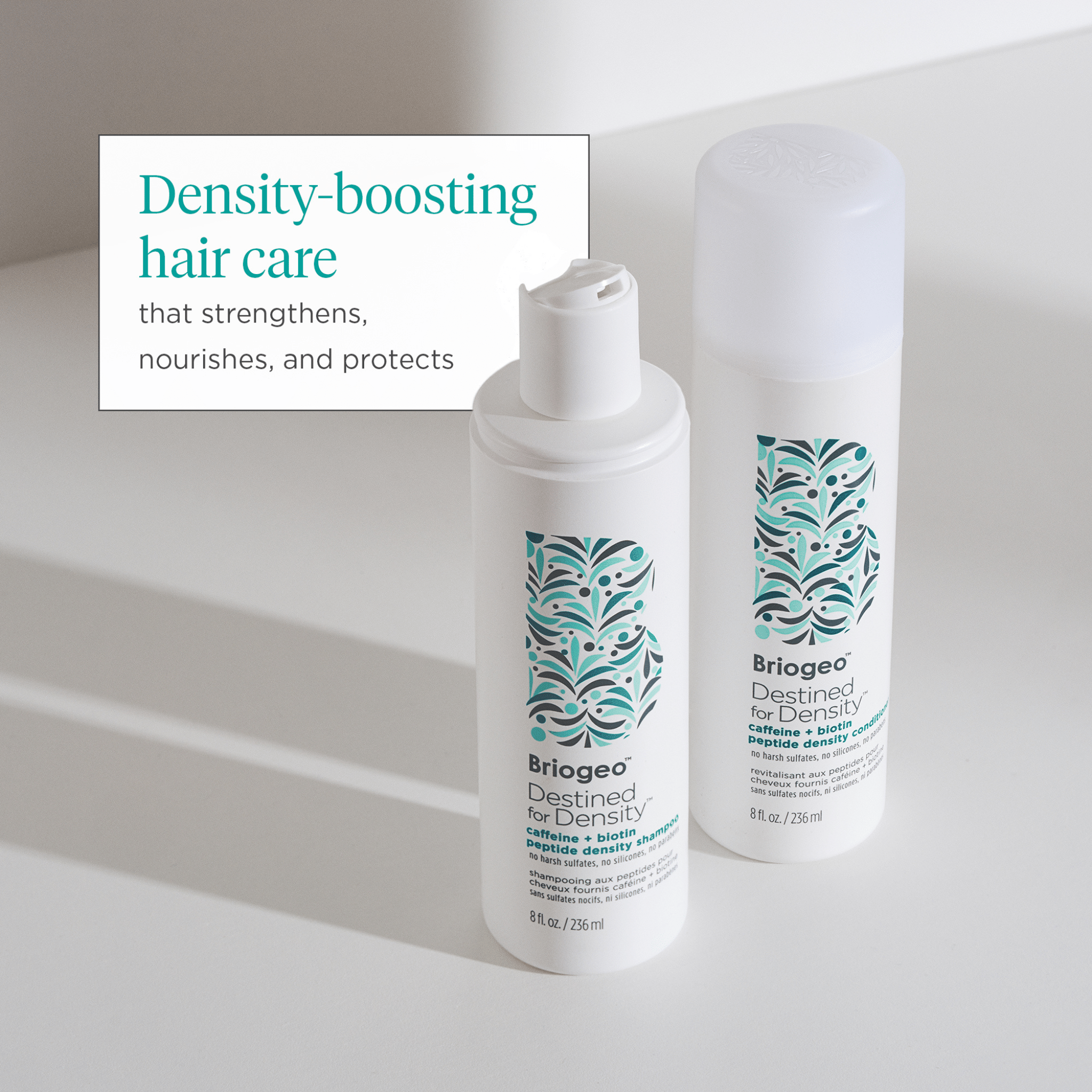 Briogeo. Shampoing aux Peptides pour Cheveux Fournis Caféine et Biotine Destined for Density - 236 ml - Concept C. Shop