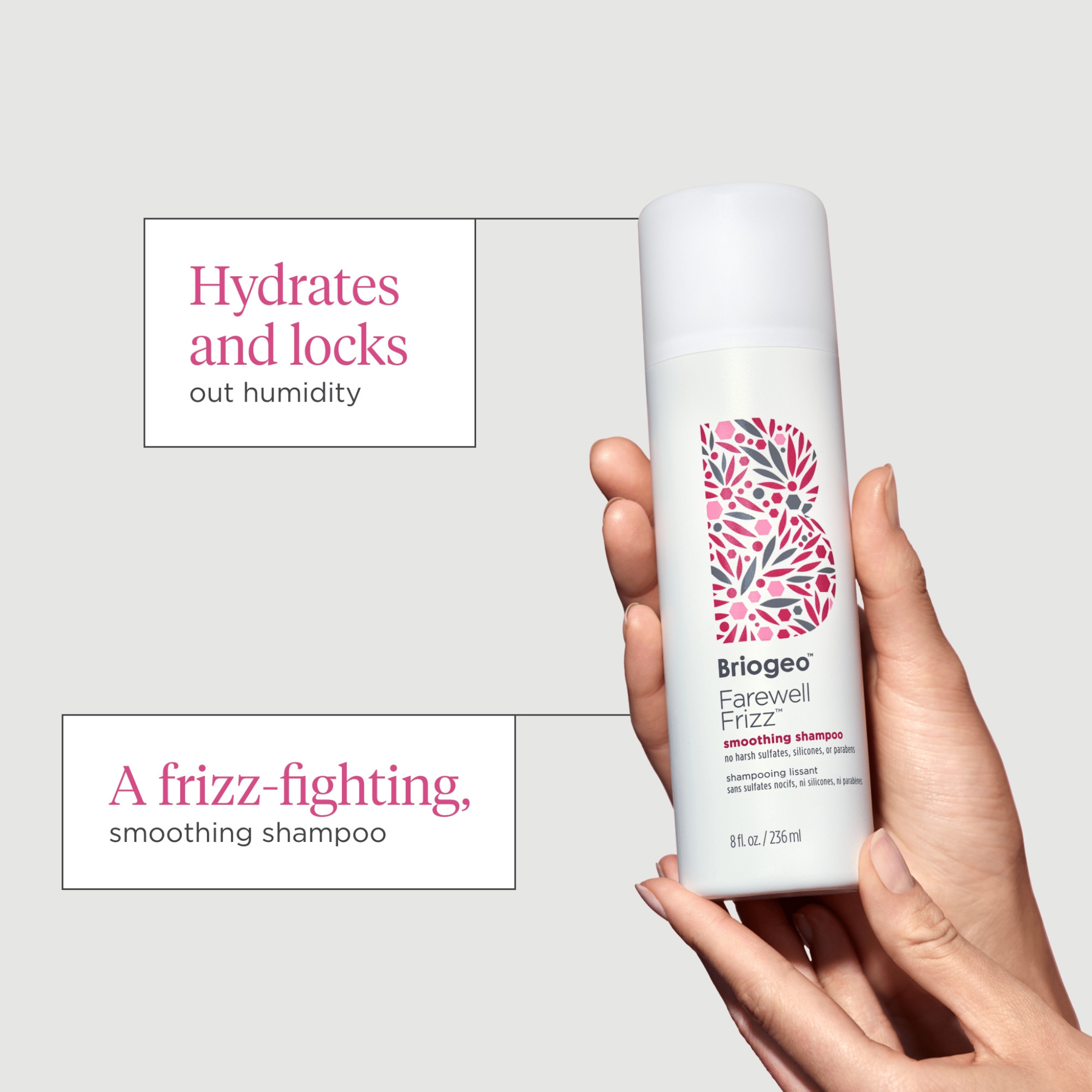 Briogeo. Shampoing Lissant Farewell Frizz - 236 ml - Concept C. Shop