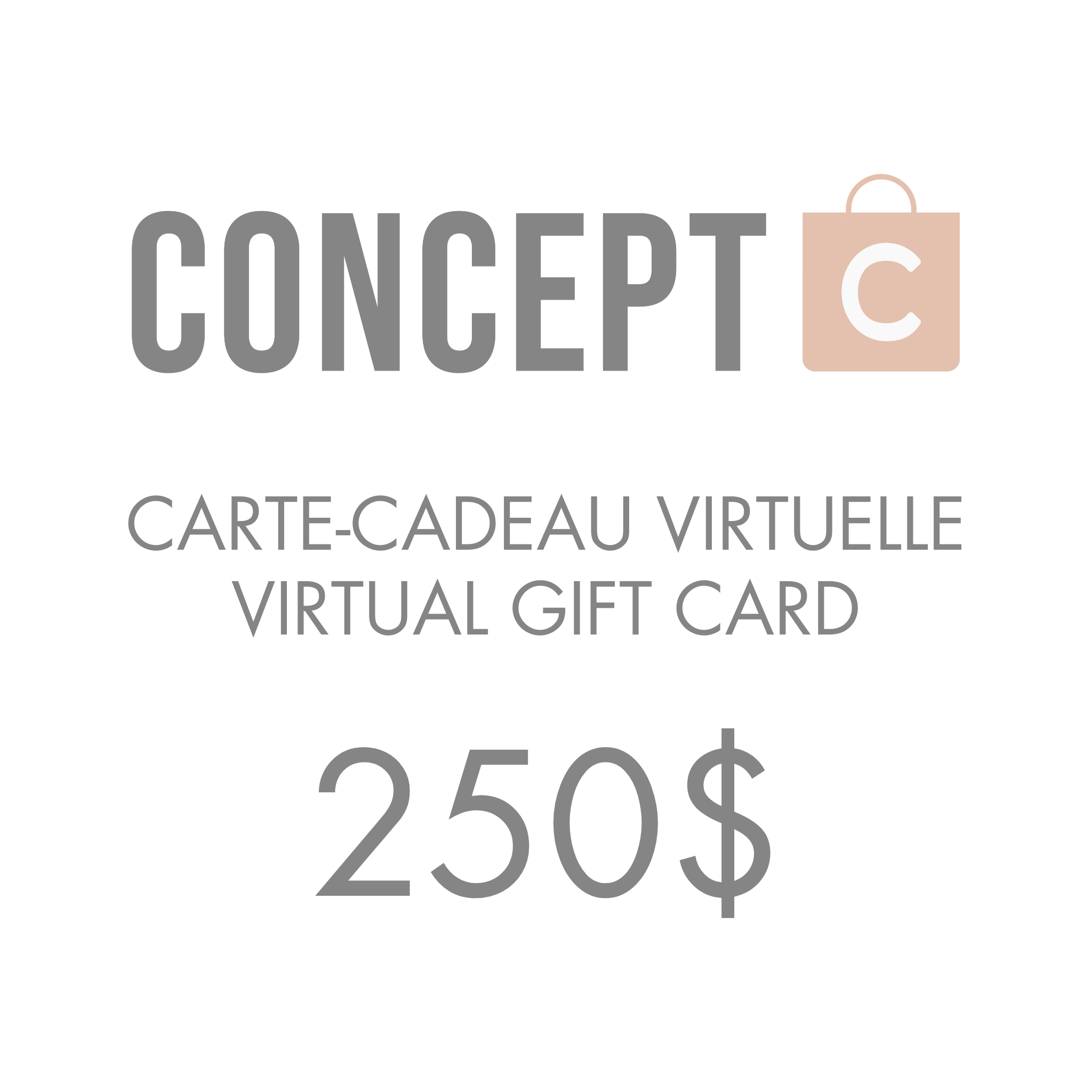 Carte - Cadeau - Concept C. Shop