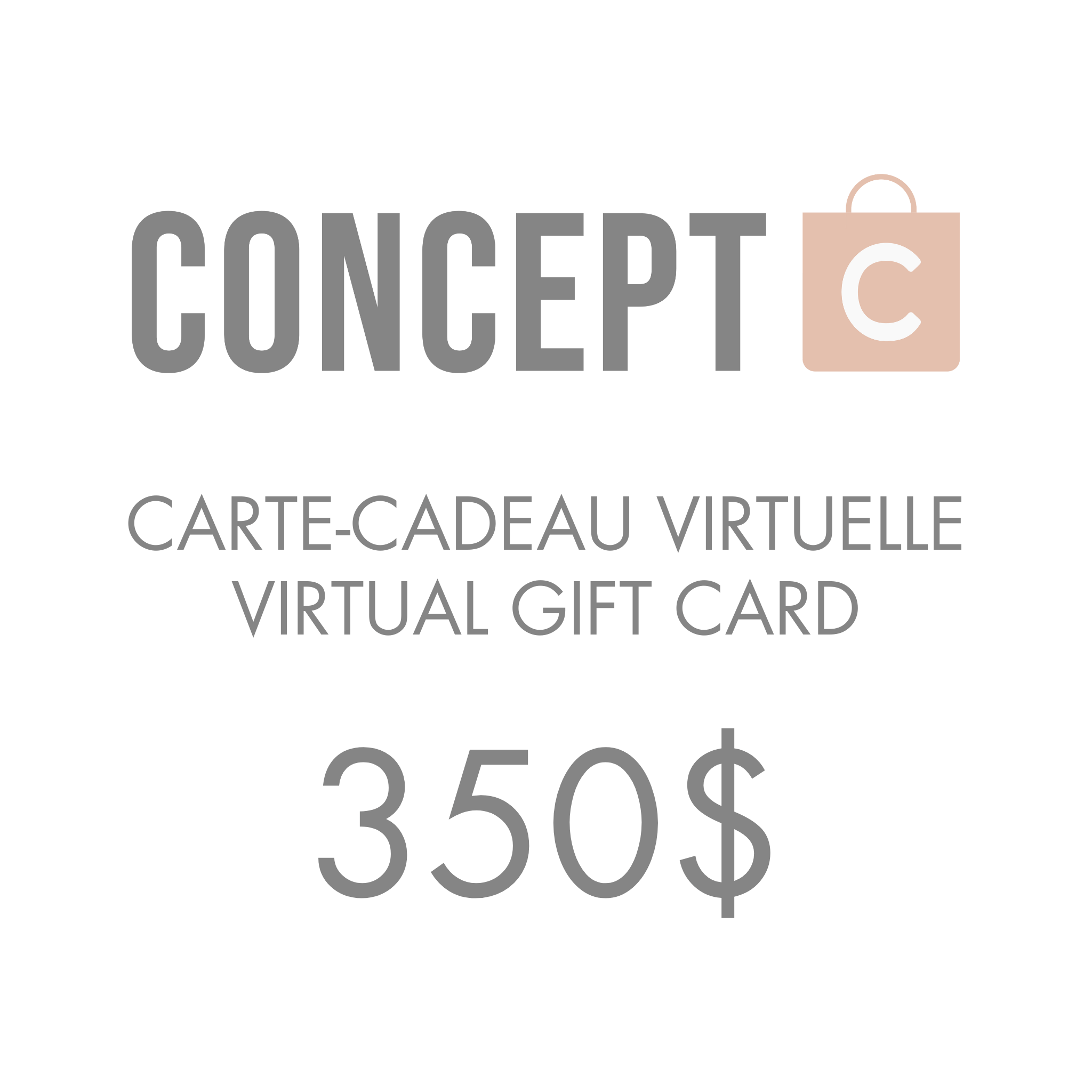 Carte - Cadeau - Concept C. Shop