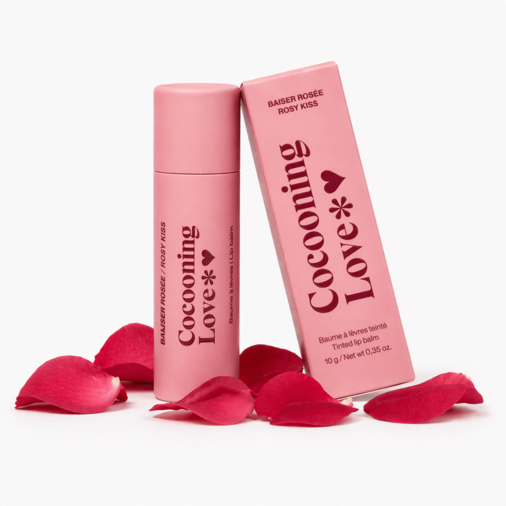 Cocooning Love. Baume à Lèvres Teinté Rosy Kiss - 10 gr - Concept C. Shop