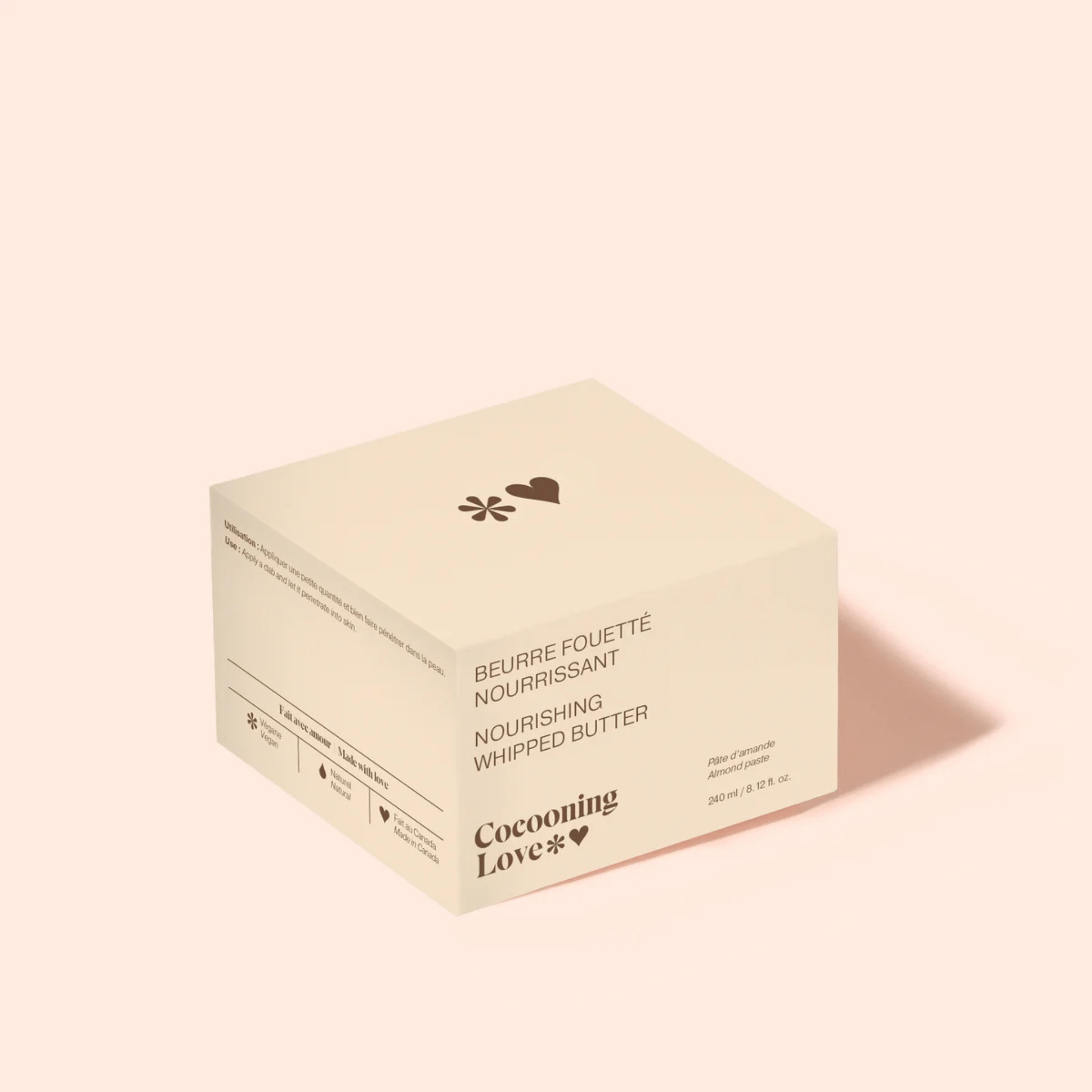 Cocooning Love. Beurre Corporel Fouetté Amande - 240 ml - Concept C. Shop