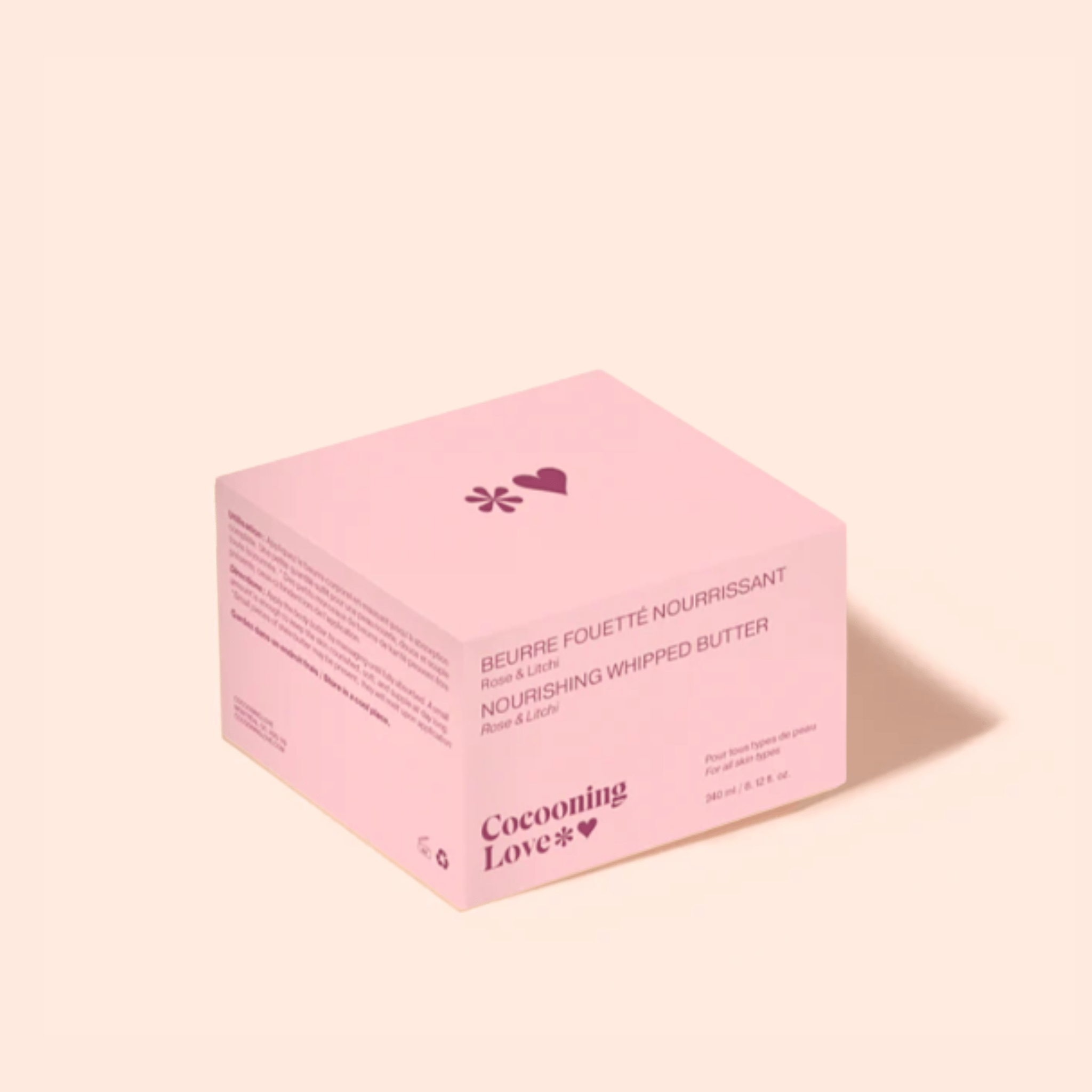 Cocooning Love. Beurre Corporel Fouetté Rose et Litchi - 240 ml - Concept C. Shop