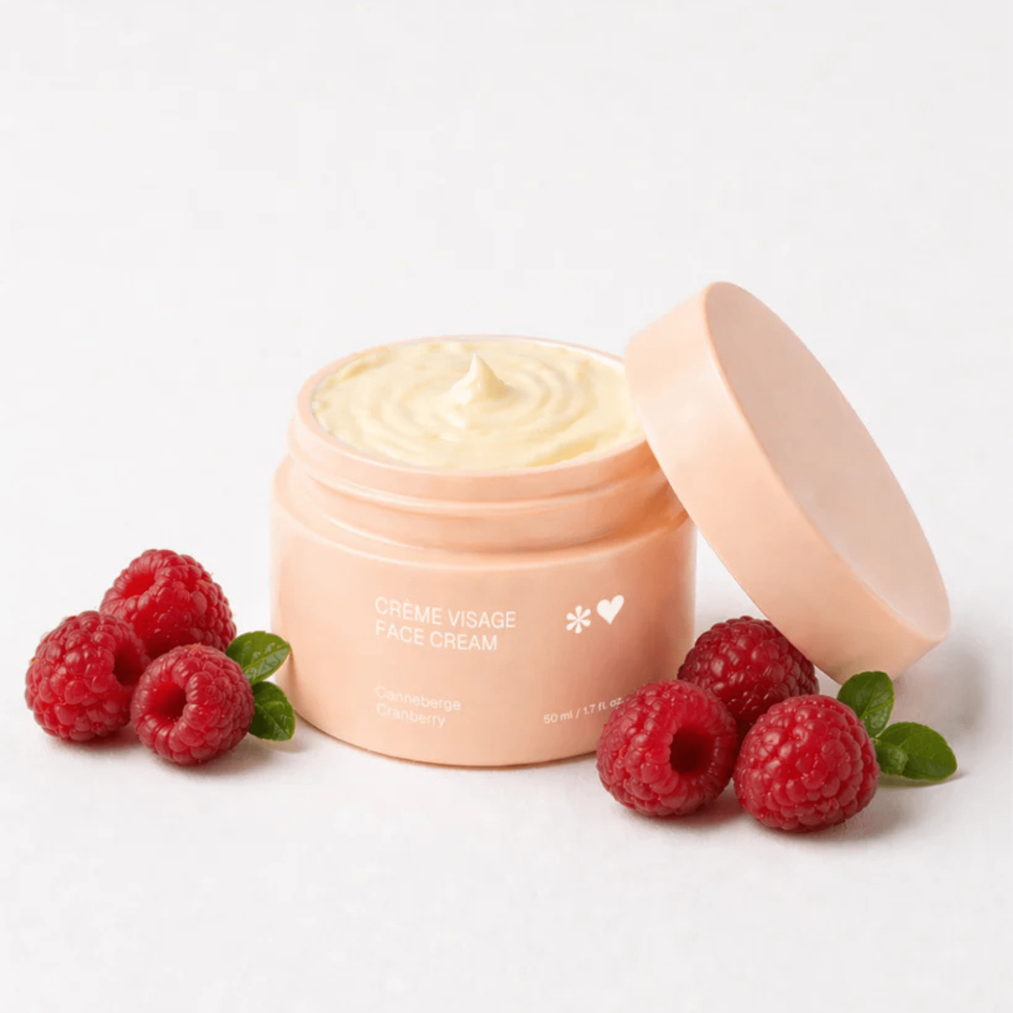 Cocooning Love. Creme Visage Peaux Mixtes a Grasses Framboise - 50 ml - Concept C. Shop