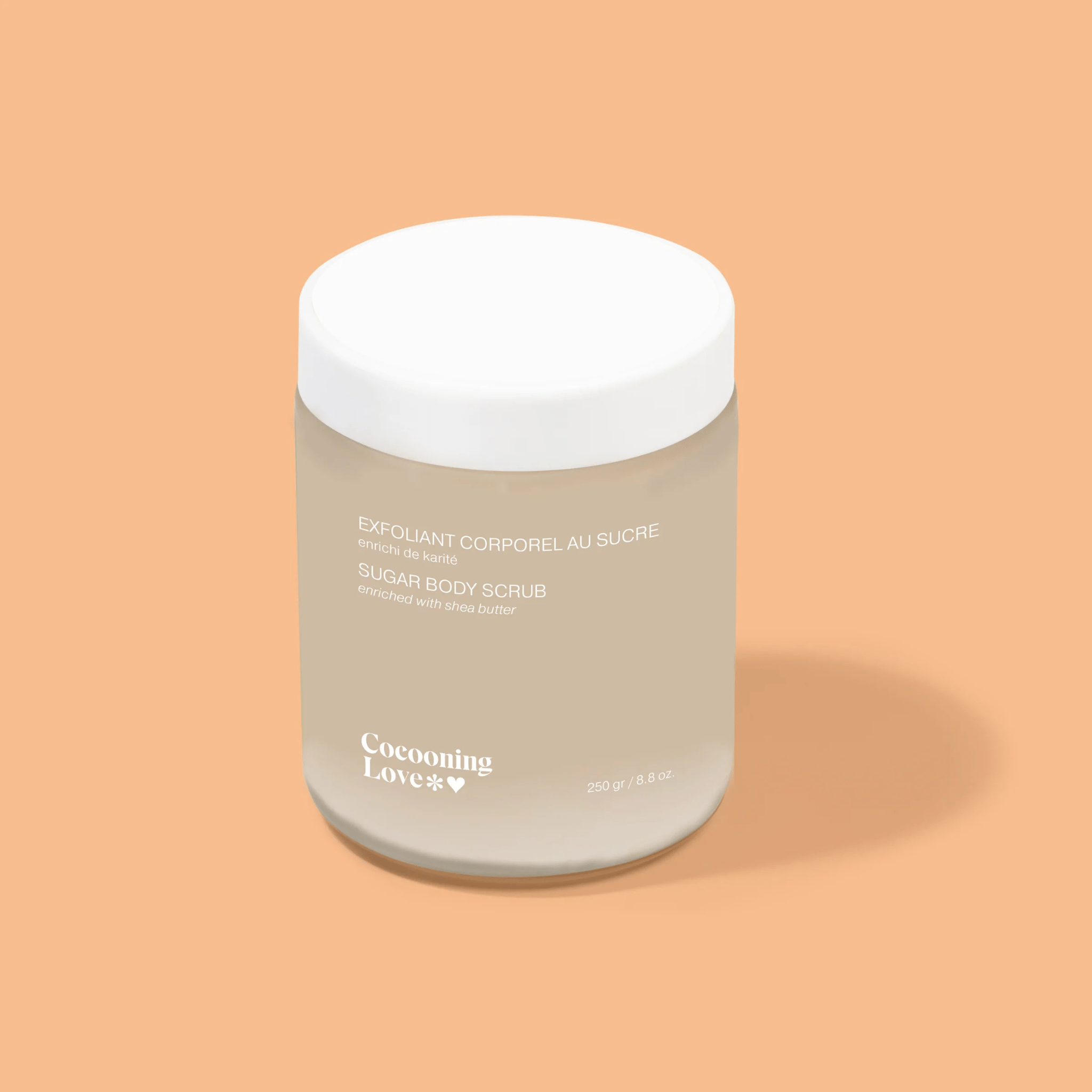 Cocooning Love. Exfoliant Corporel Au Sucre Abricot - 250 g - Concept C. Shop
