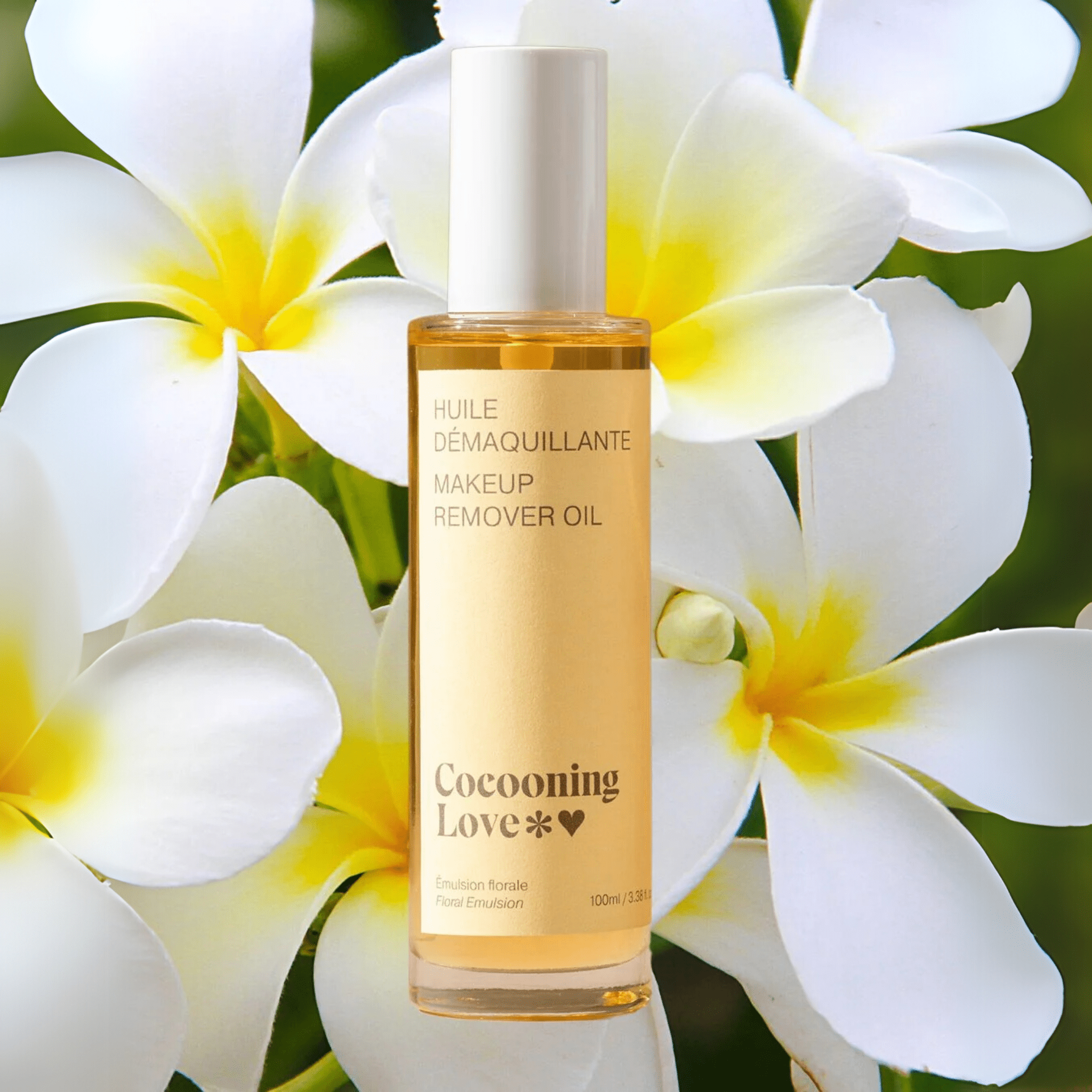 Cocooning Love. Huile Démaquillante Émulsion Florale - 100 ml - Concept C. Shop