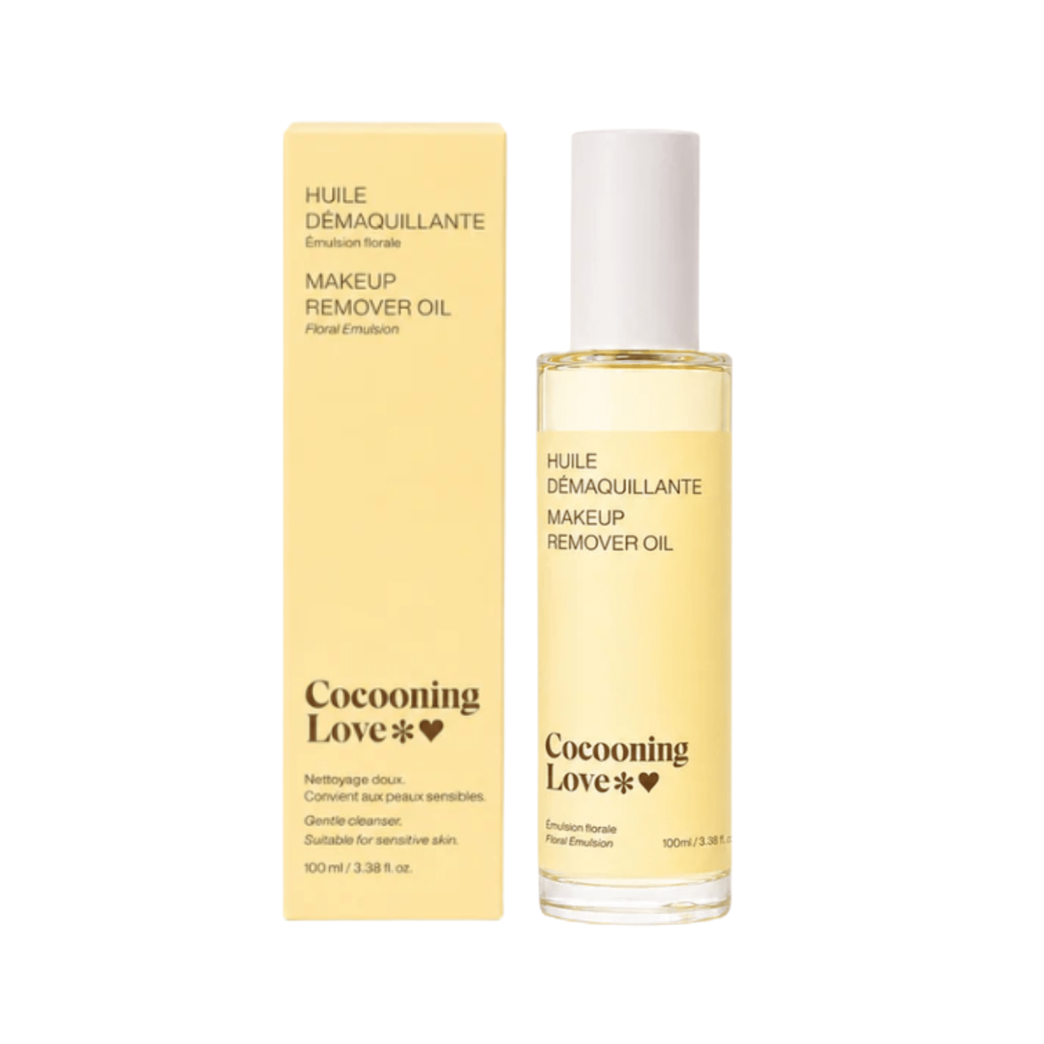 Cocooning Love. Huile Démaquillante Émulsion Florale - 100 ml - Concept C. Shop
