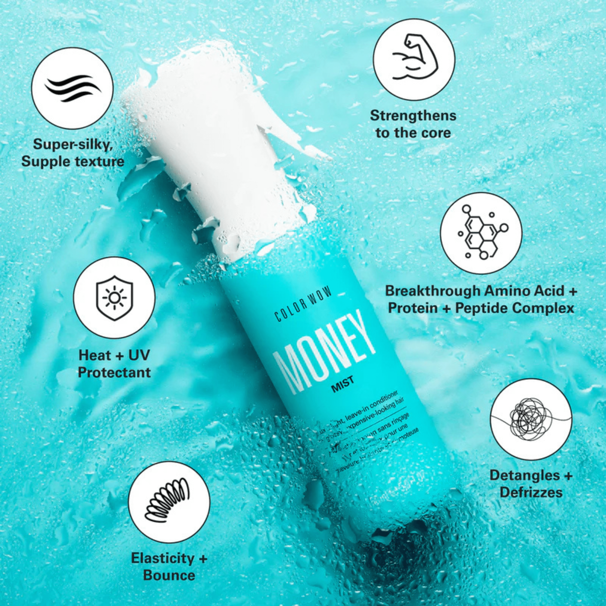 Color Wow. Revitalisant Sans - Rinçage Money Mist - 150 ml - Concept C. Shop