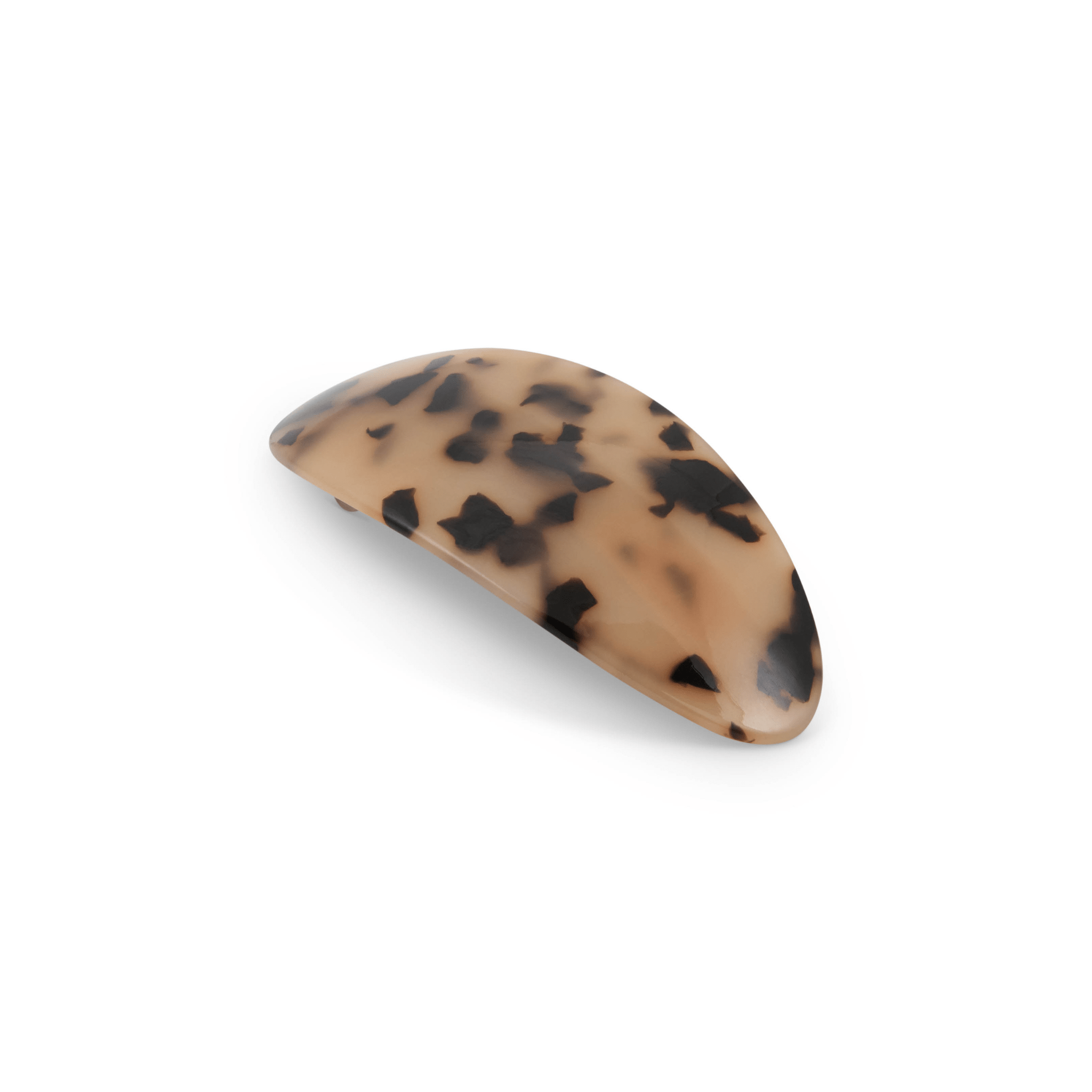 Concept C. Barrette Ovale Lustrée - Tortoise - Concept C. Shop