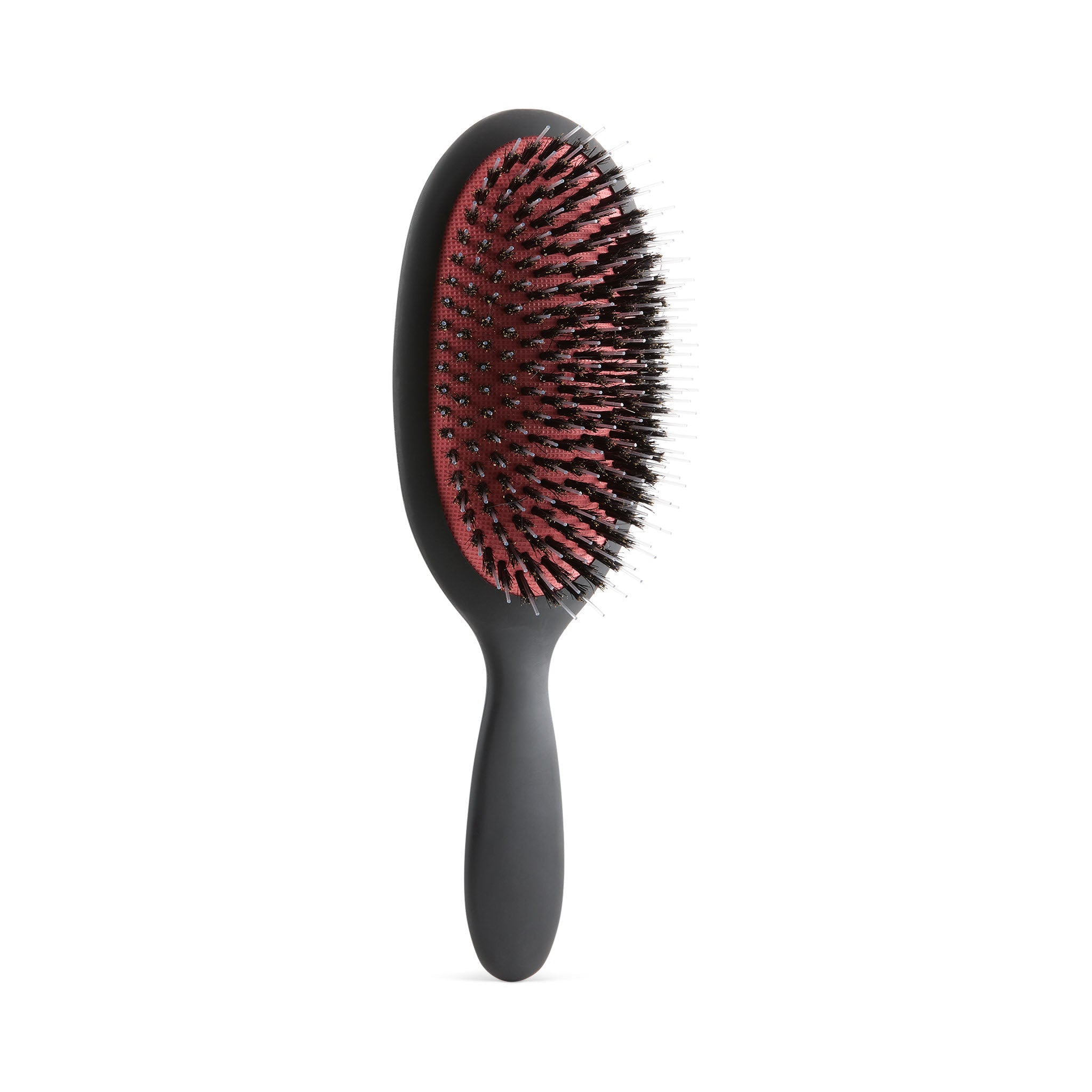 Concept C. Brosse Lissante Nylon Et Sanglier à Perruque - Noir Et Rouge - Concept C. Shop