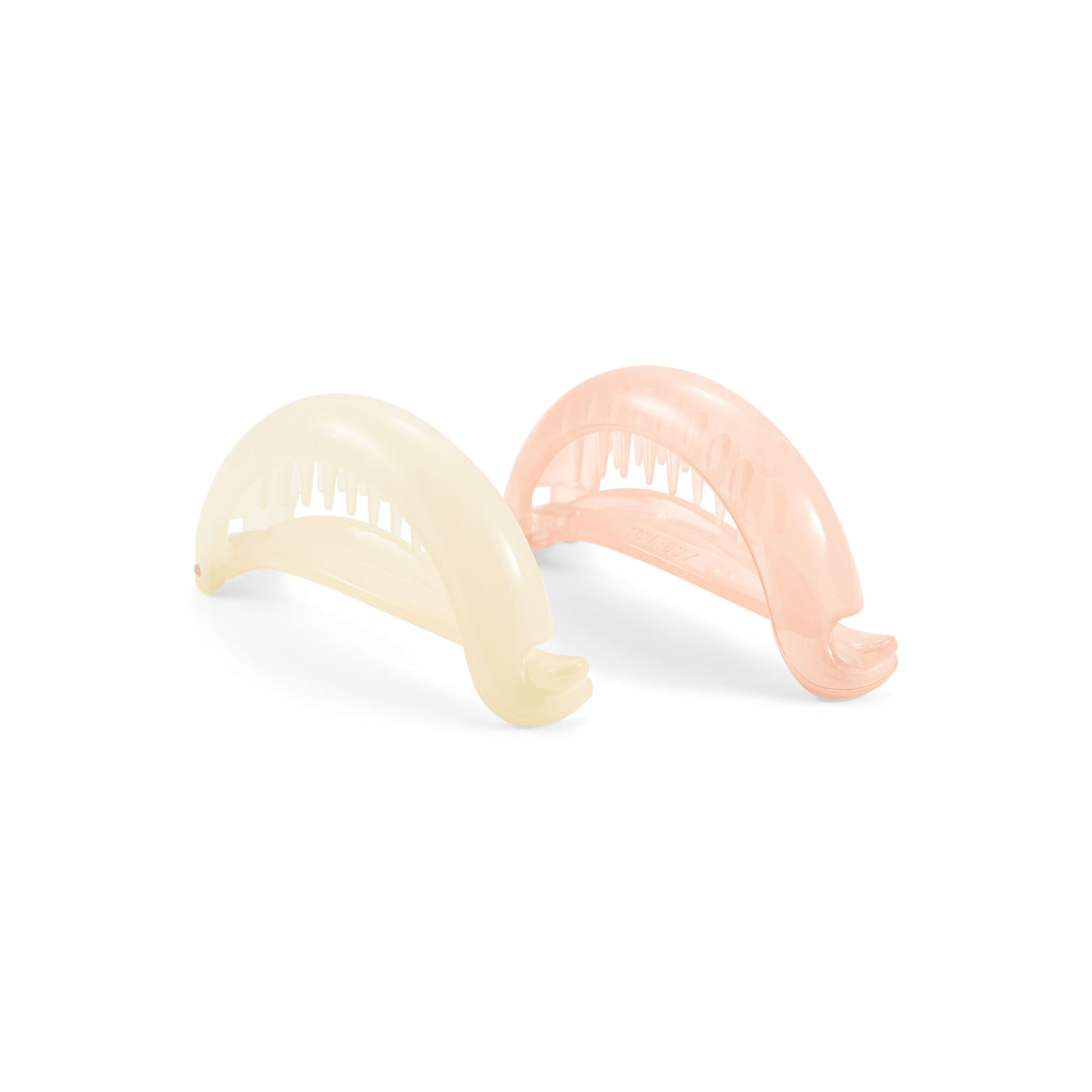 Concept C. Duo Pinces Banane Arrondies - Rose et Beige - Concept C. Shop