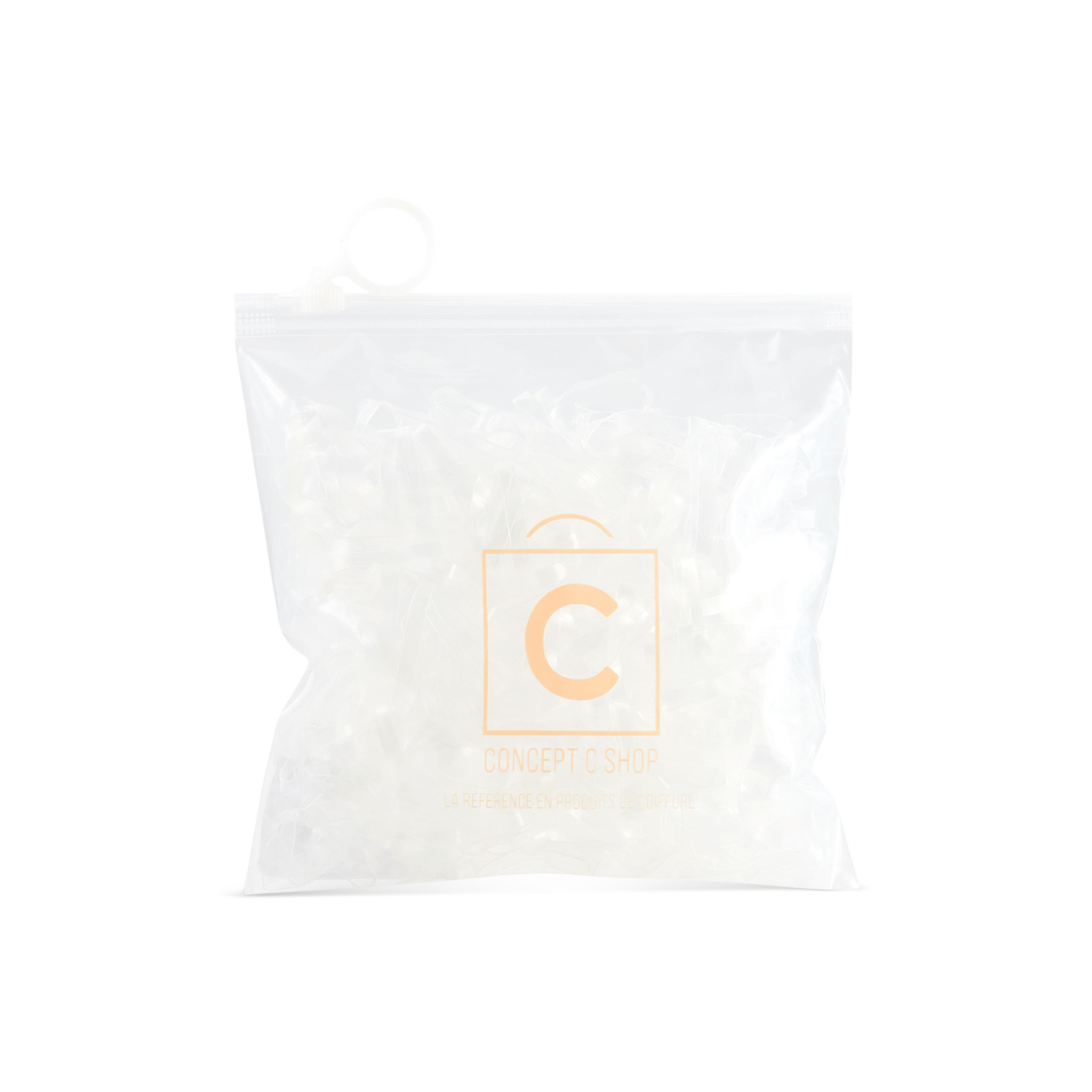 Concept C. Élastique À Cheveux En Caoutchouc - Transparent - Concept C. Shop