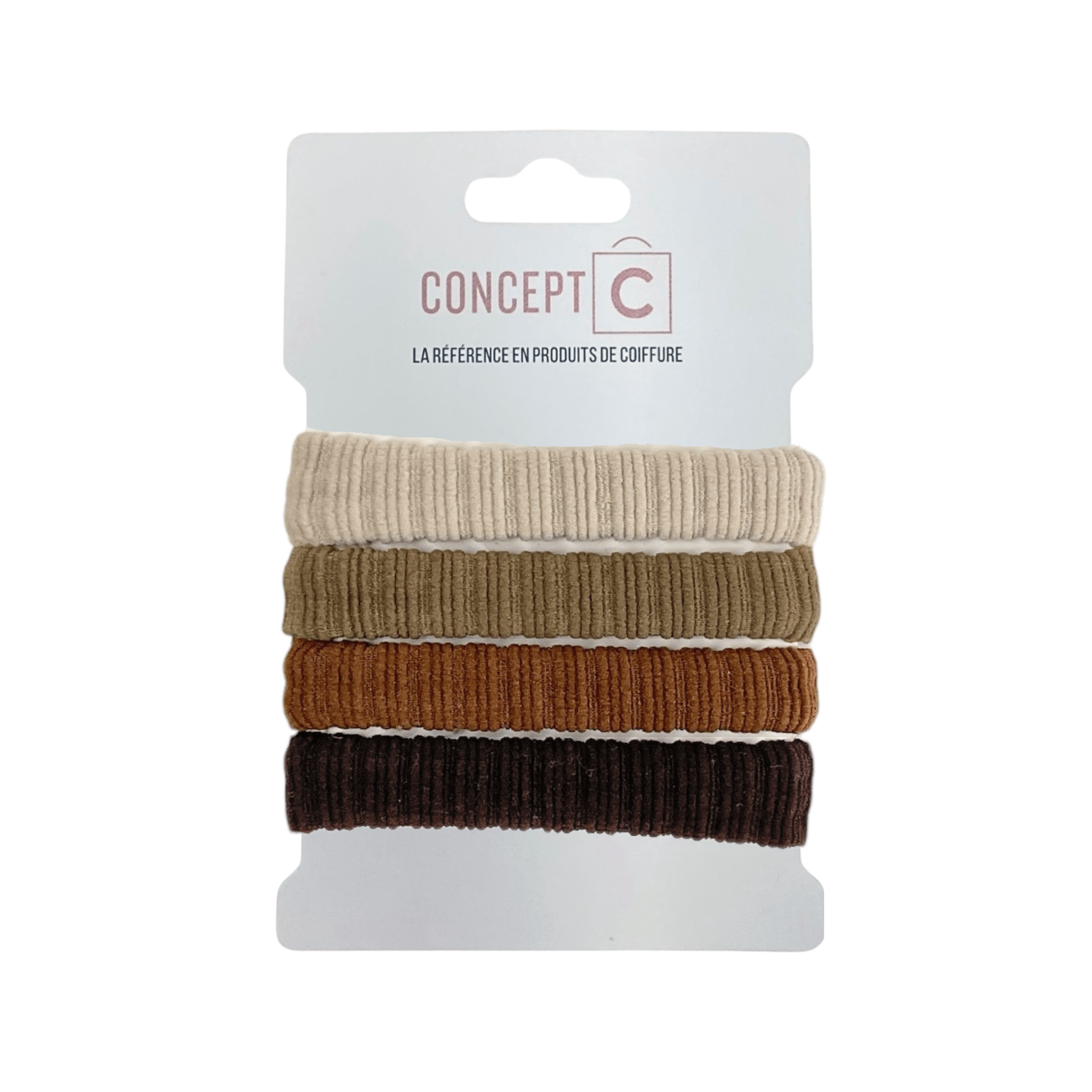 Concept C. Élastiques Robustes Neutres - 4 pcs - Concept C. Shop