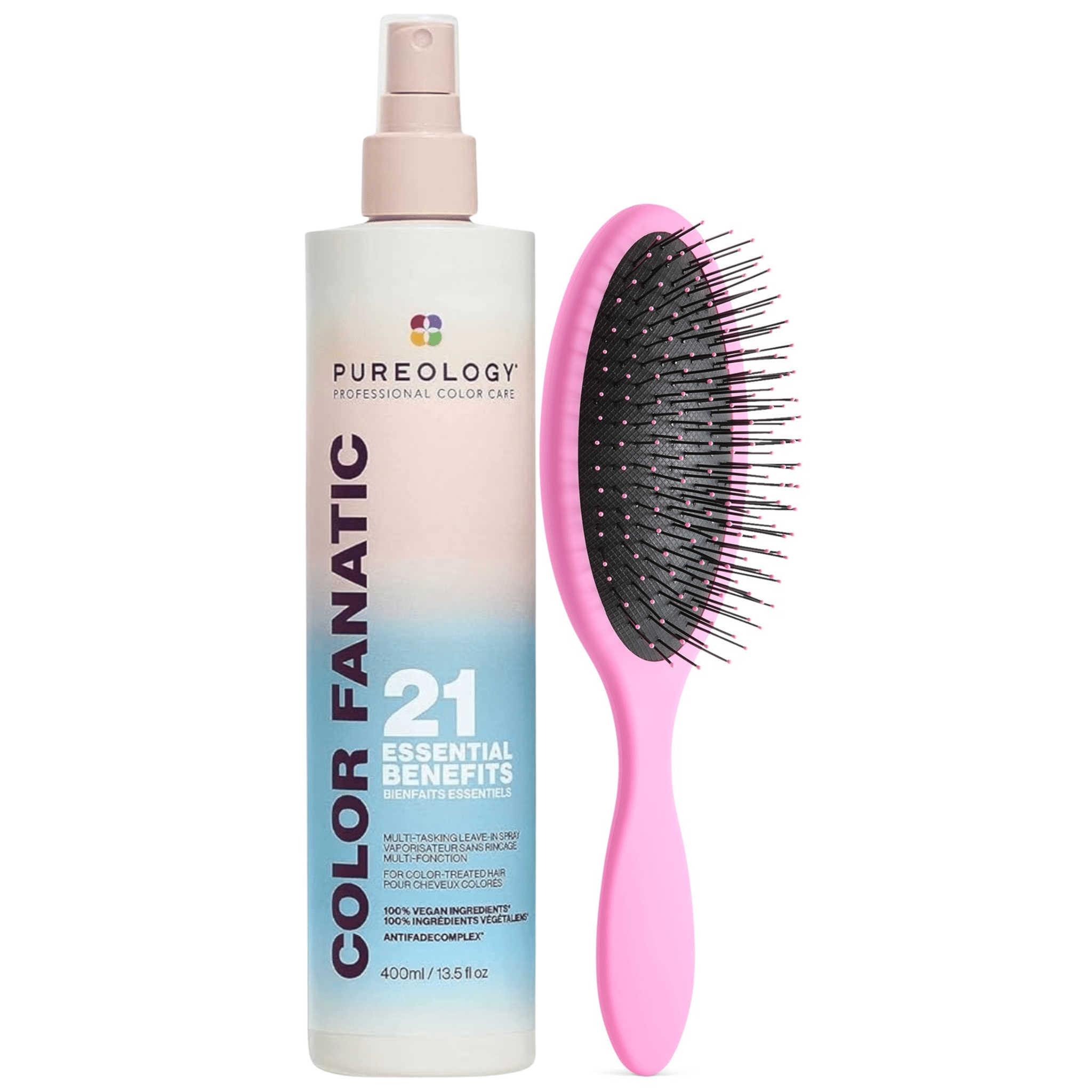 Concept C. Ensemble Brosse Démêlante Rose et 21 - en - 1 Pureology - 400 ml - Concept C. Shop