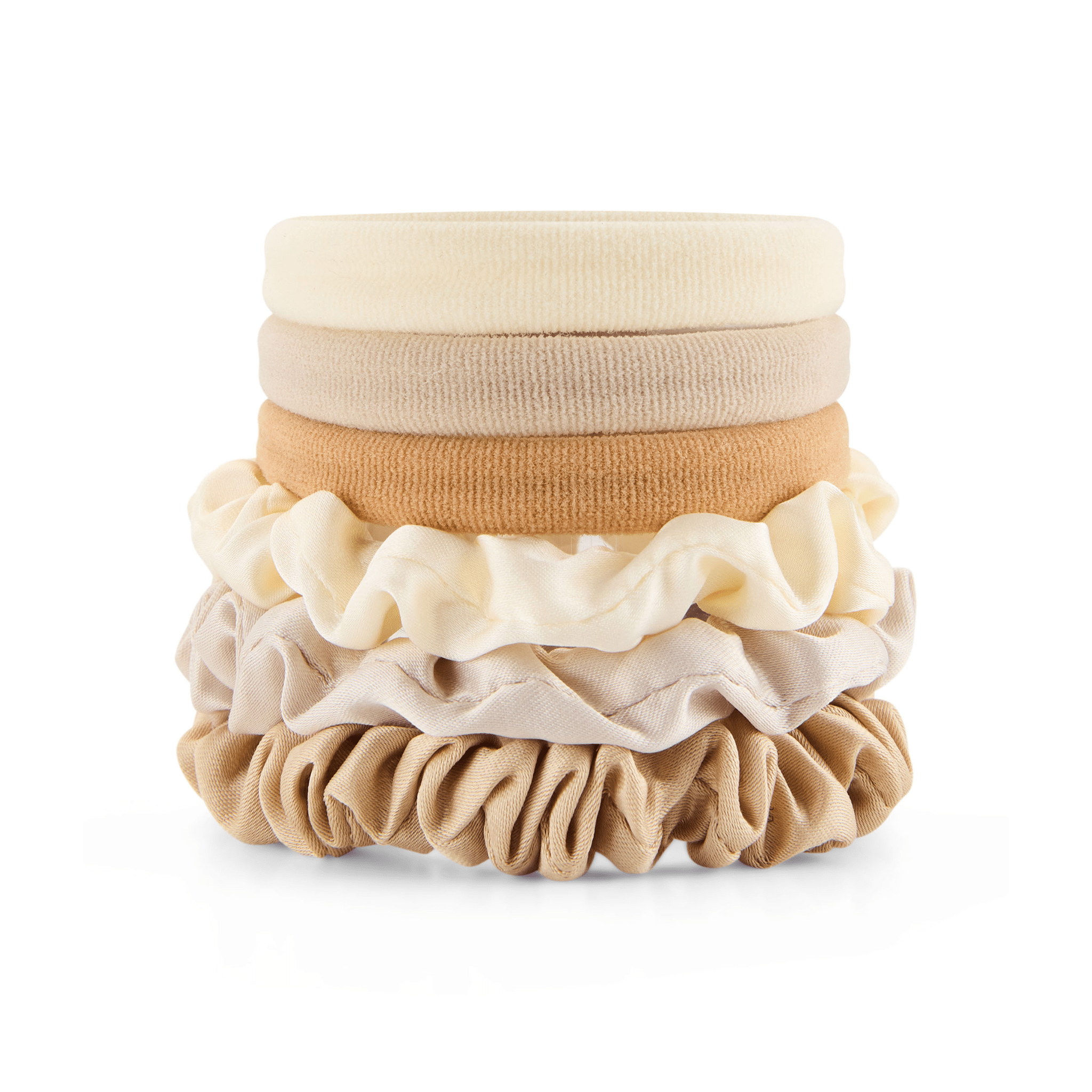 Concept C. Ensemble Élastiques et Minis Chouchous - Beige - Concept C. Shop