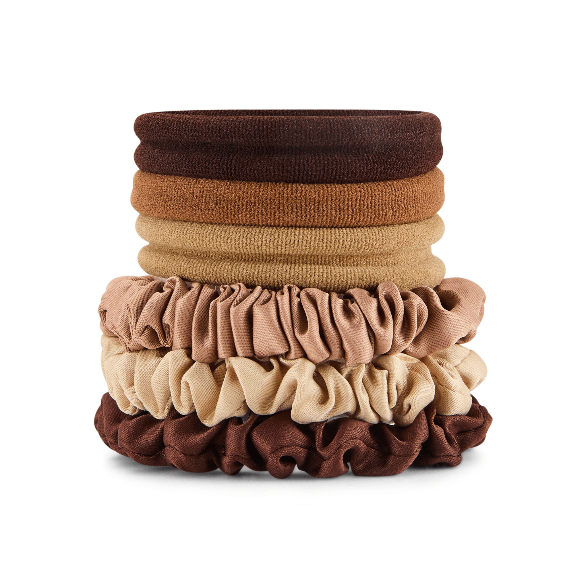 Concept C. Ensemble Élastiques et Minis Chouchous - Brun - Concept C. Shop
