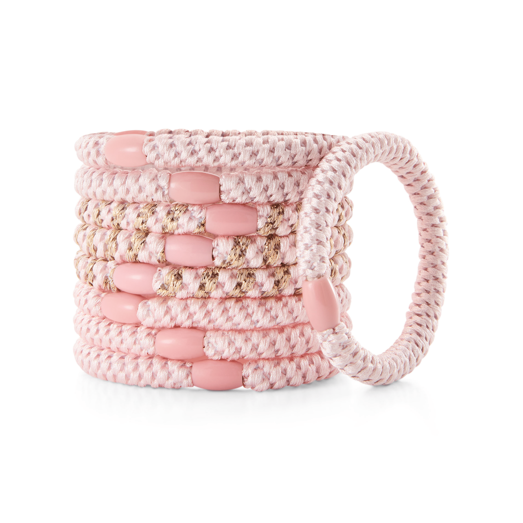 Concept C. Ensemble Élastiques Tressés - Rose - Concept C. Shop