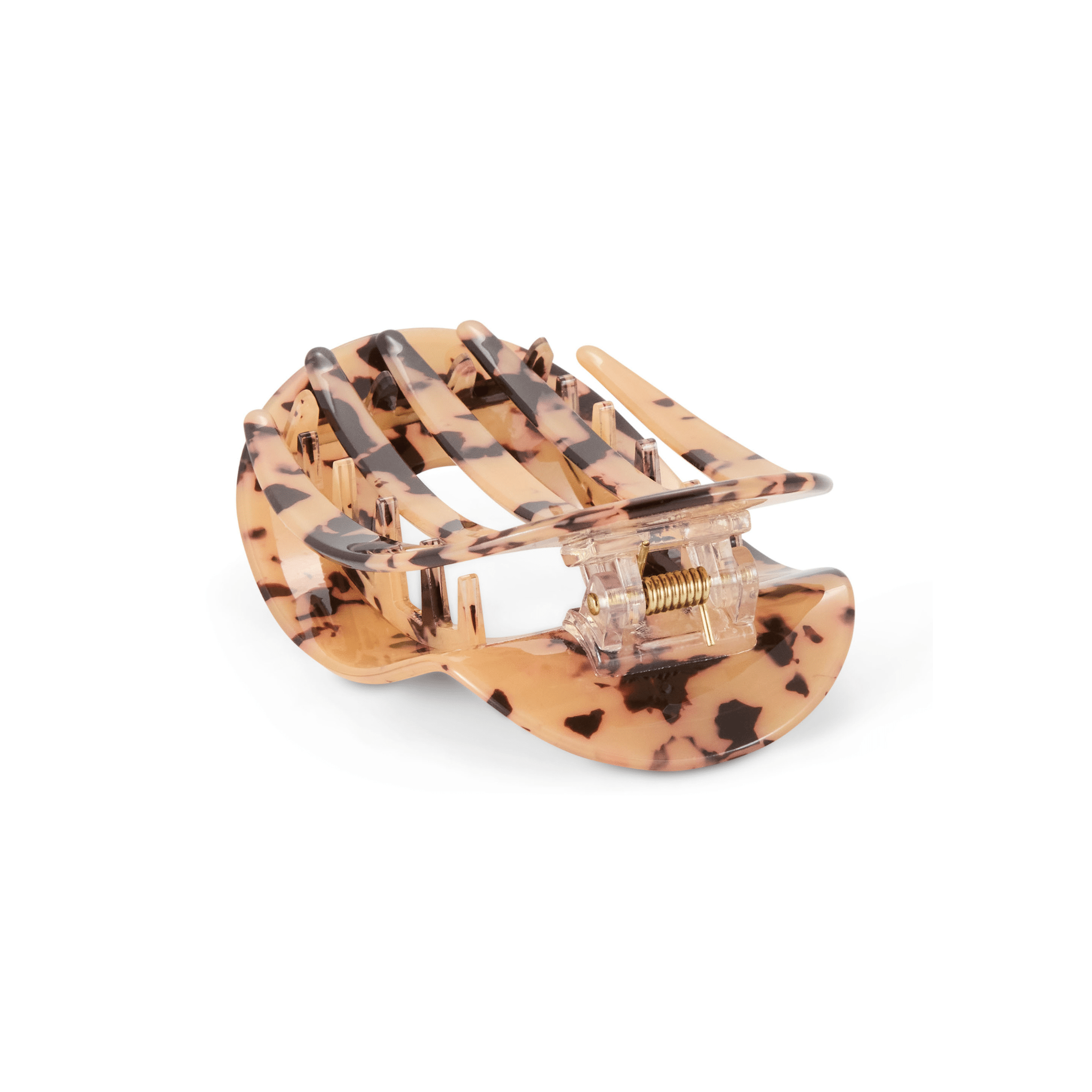 Concept C. Grande Pince Aplatie Ajourée - Tortoise - Concept C. Shop