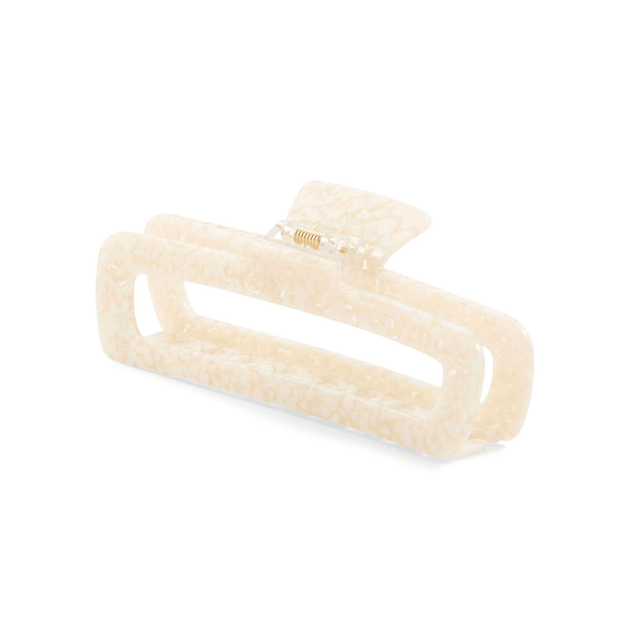 Concept C. Pince Minimaliste Rectangulaire XL - Tacheté Blanc - Concept C. Shop