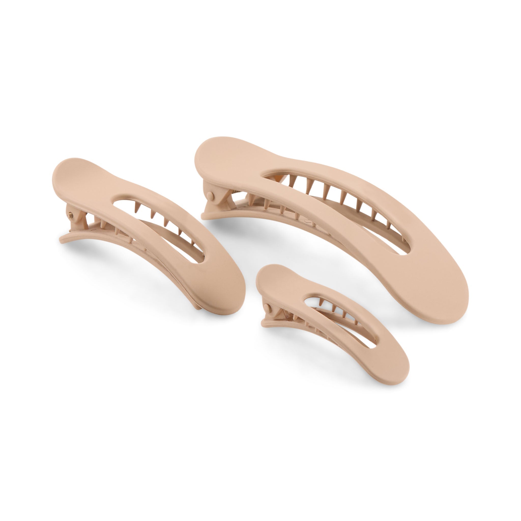 Concept C. Trio De Pinces Aplaties Ajourées - Mocha - Concept C. Shop