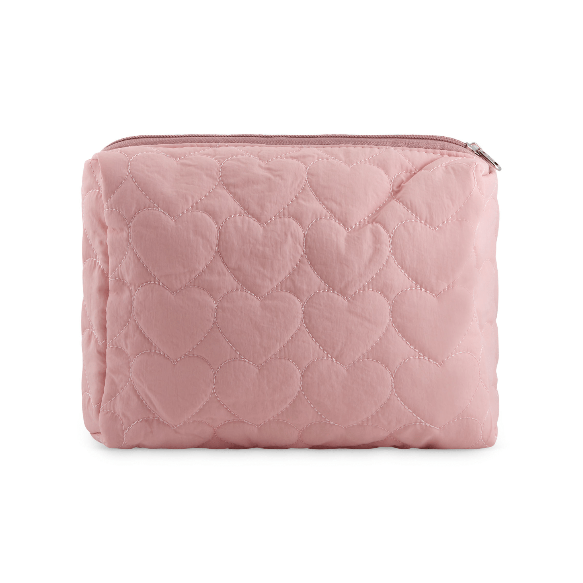 Concept C. Trousse Cosmétique Matelassée en Coeur - Rose - Concept C. Shop