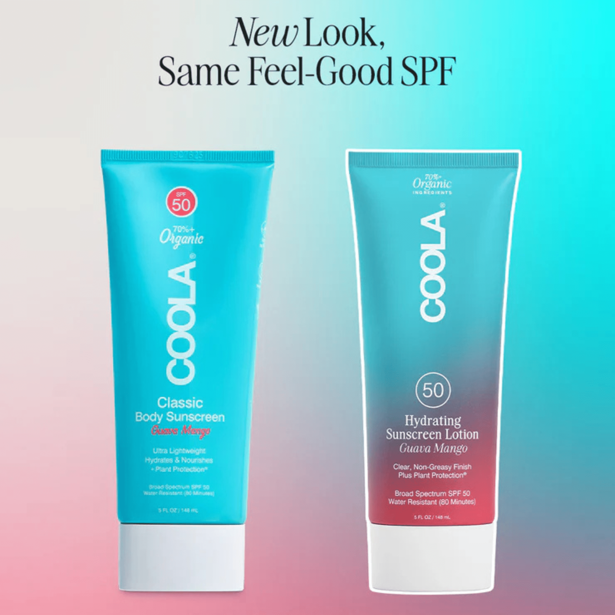 Coola. Lait Solaire Hydratant Mangue Goyave FPS 50 - 148 ml - Concept C. Shop
