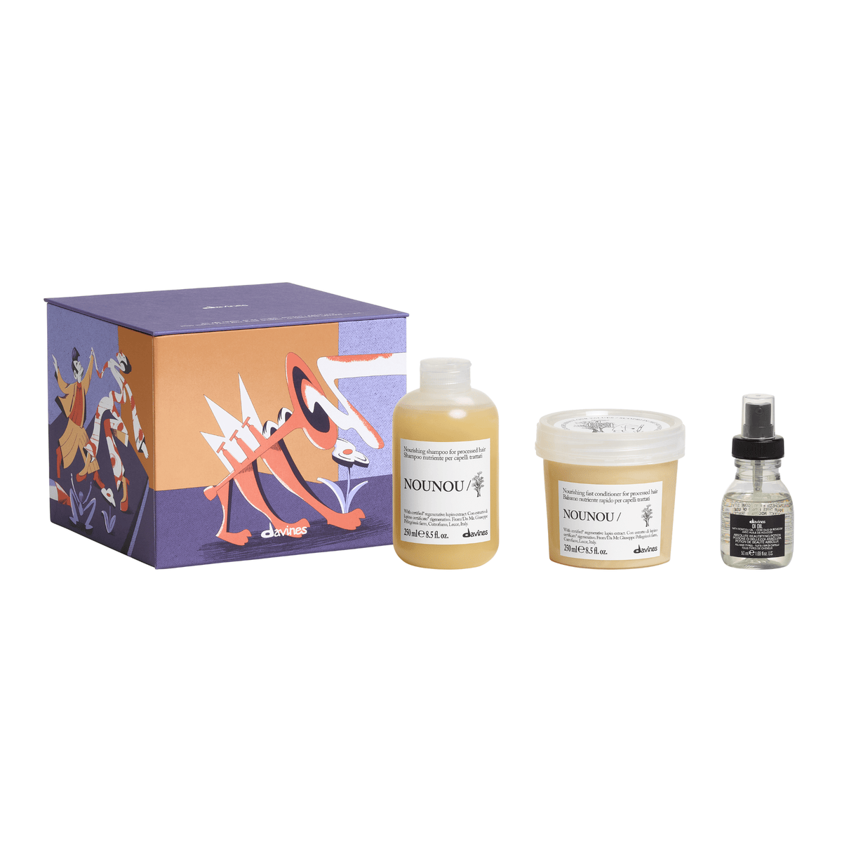 Davines. Coffret Des Fêtes - Nutrition Et Revitalisation Nounou - Concept C. Shop