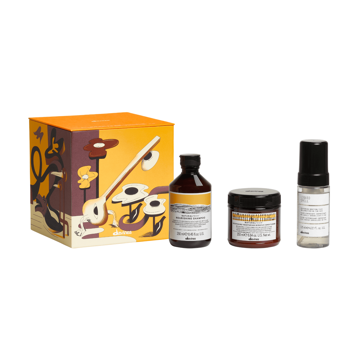 Davines. Coffret Des Fêtes - Réparation Et Vitalité Naturaltech - Concept C. Shop