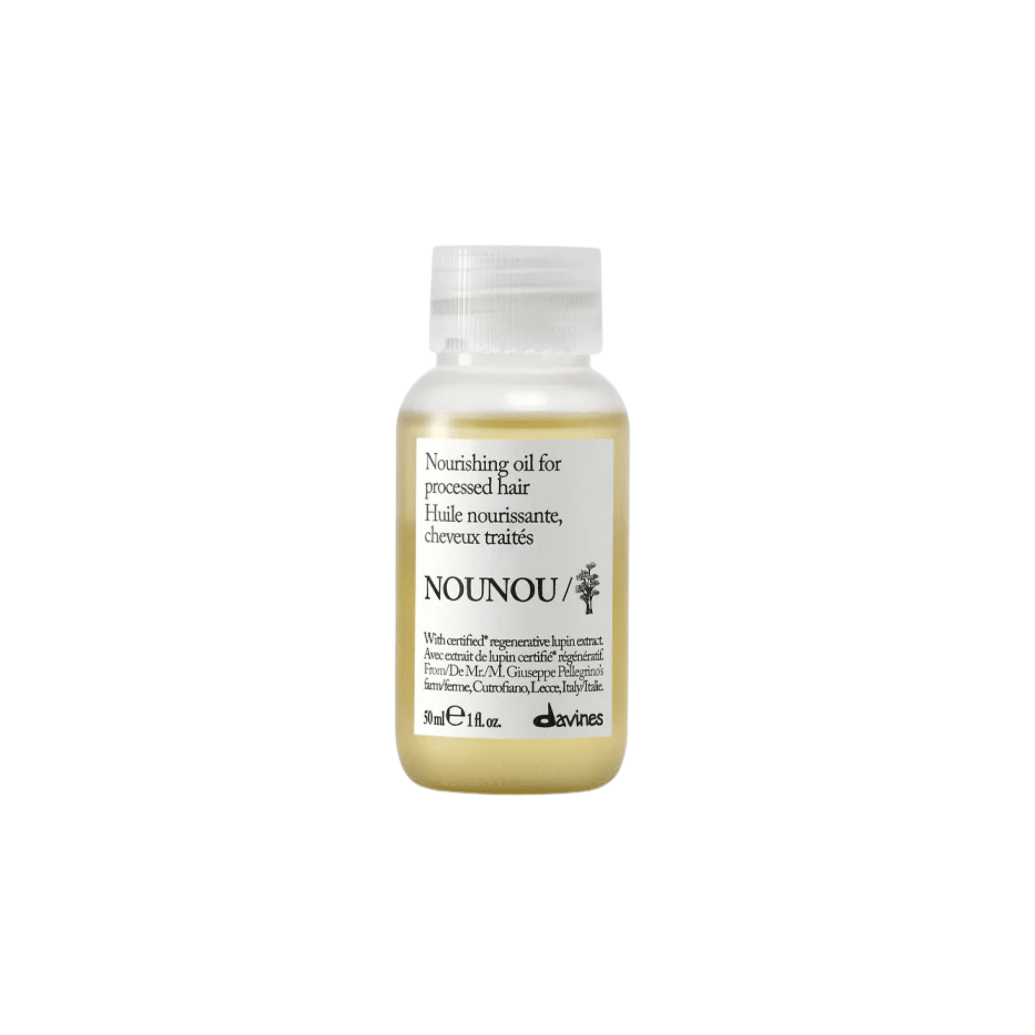 Davines. Huile Nourrissante Cheveux Traités NOUNOU - 50 ml - Concept C. Shop