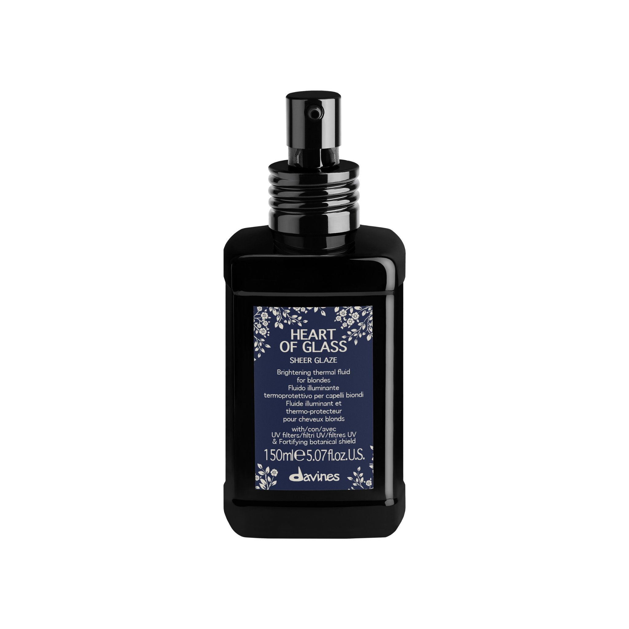 Davines. Sérum Thermo - Protecteur Sheer Glaze Heart of Glass - 150 ml - Concept C. Shop