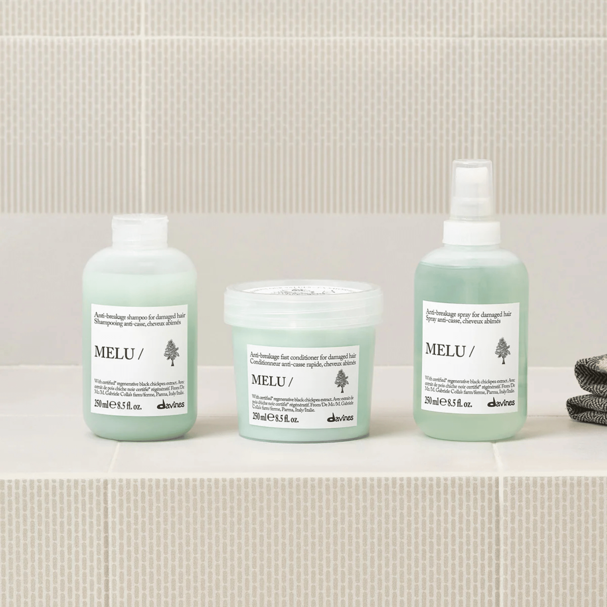 Davines. Shampoing Anti - Casse Cheveux Abîmés MELU - 250 ml - Concept C. Shop