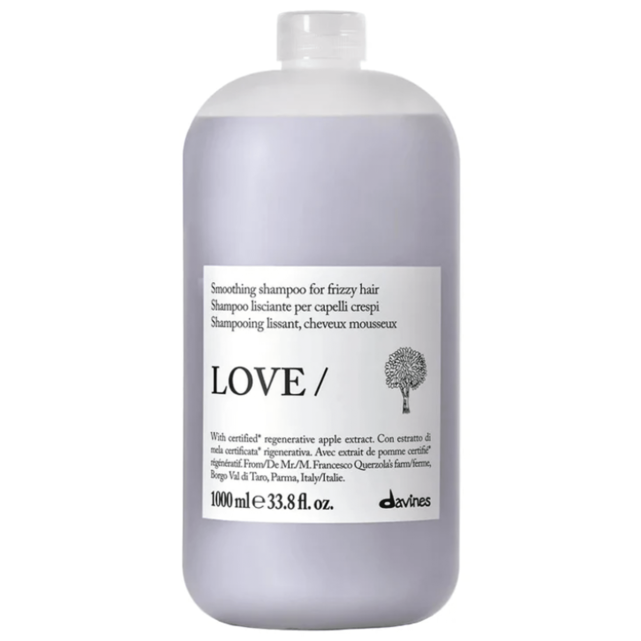 Davines. Shampoing Lissant Cheveux Rebelles LOVE SMOOTHING - 1000 ml - Concept C. Shop