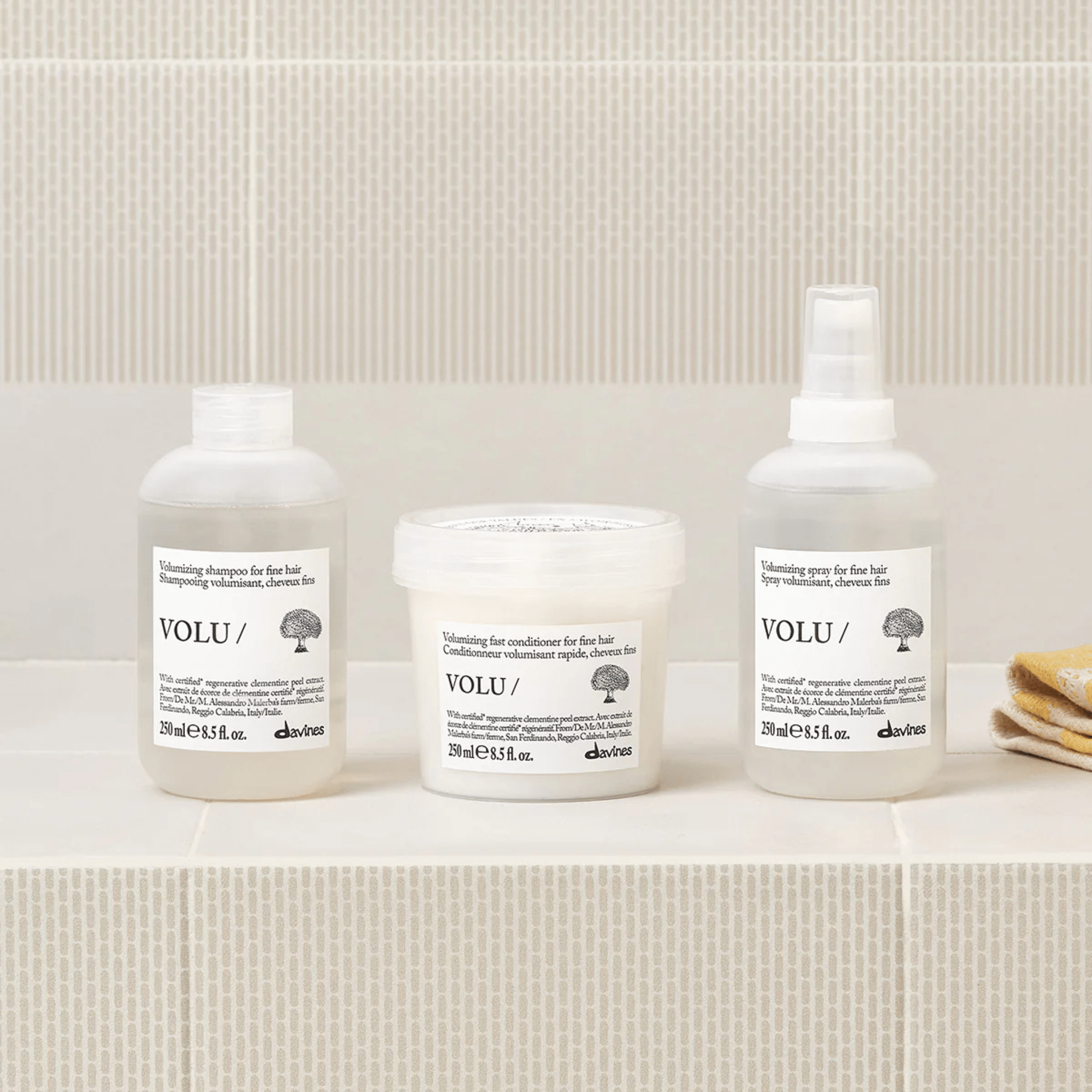 Davines. Shampoing Volumisant Cheveux Fins VOLU - 250 ml - Concept C. Shop