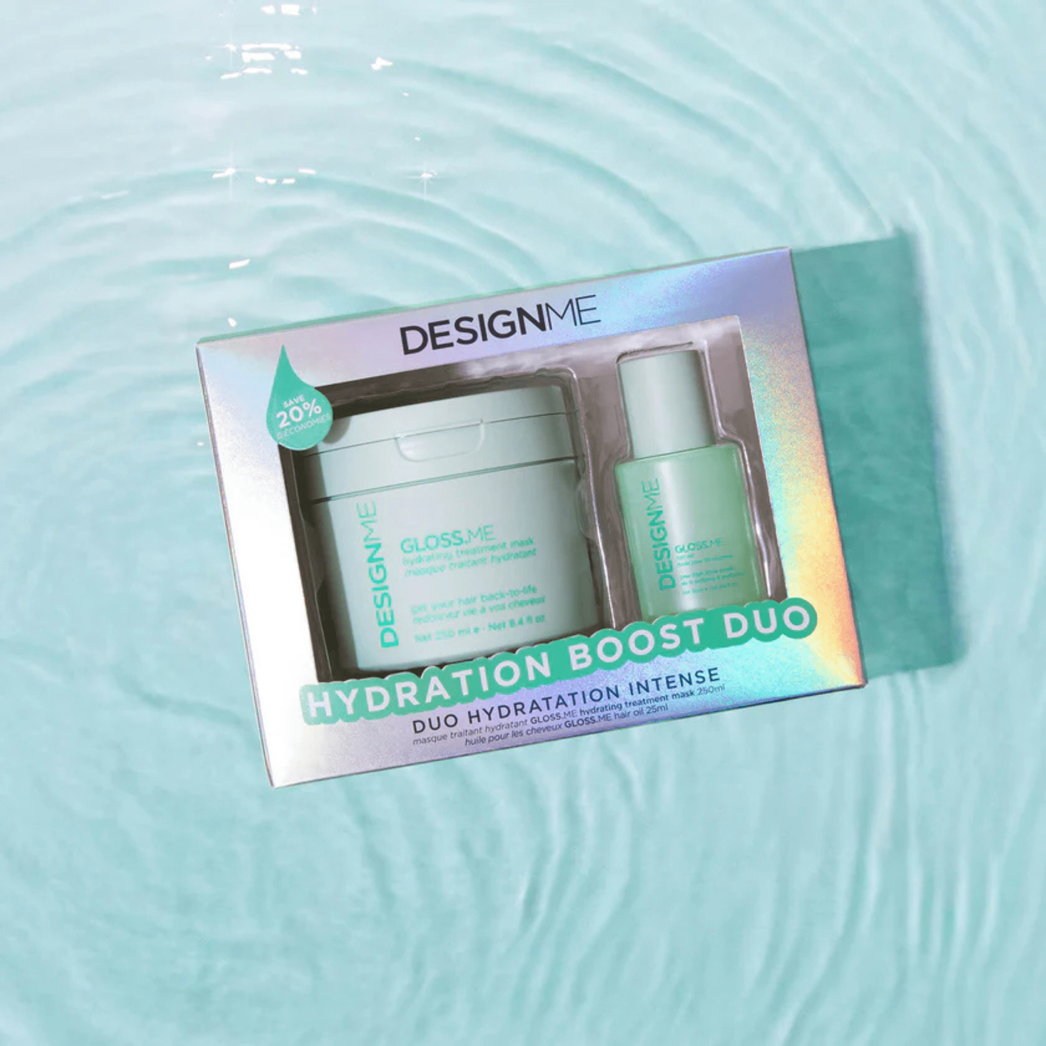 Design Me. Coffret Duo Hydratation Intense - Gloss.Me - Concept C. Shop