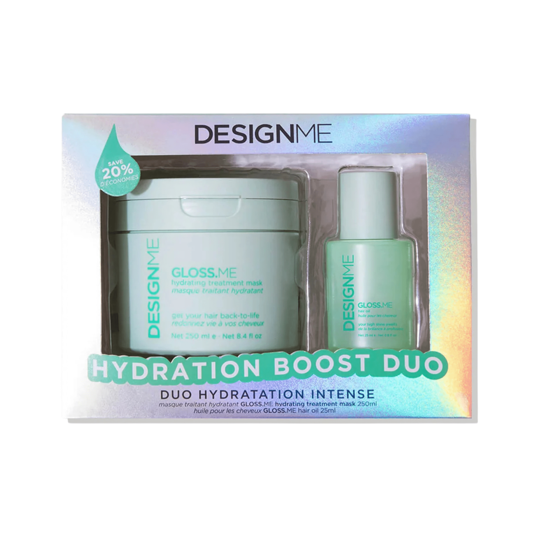 Design Me. Coffret Duo Hydratation Intense - Gloss.Me - Concept C. Shop