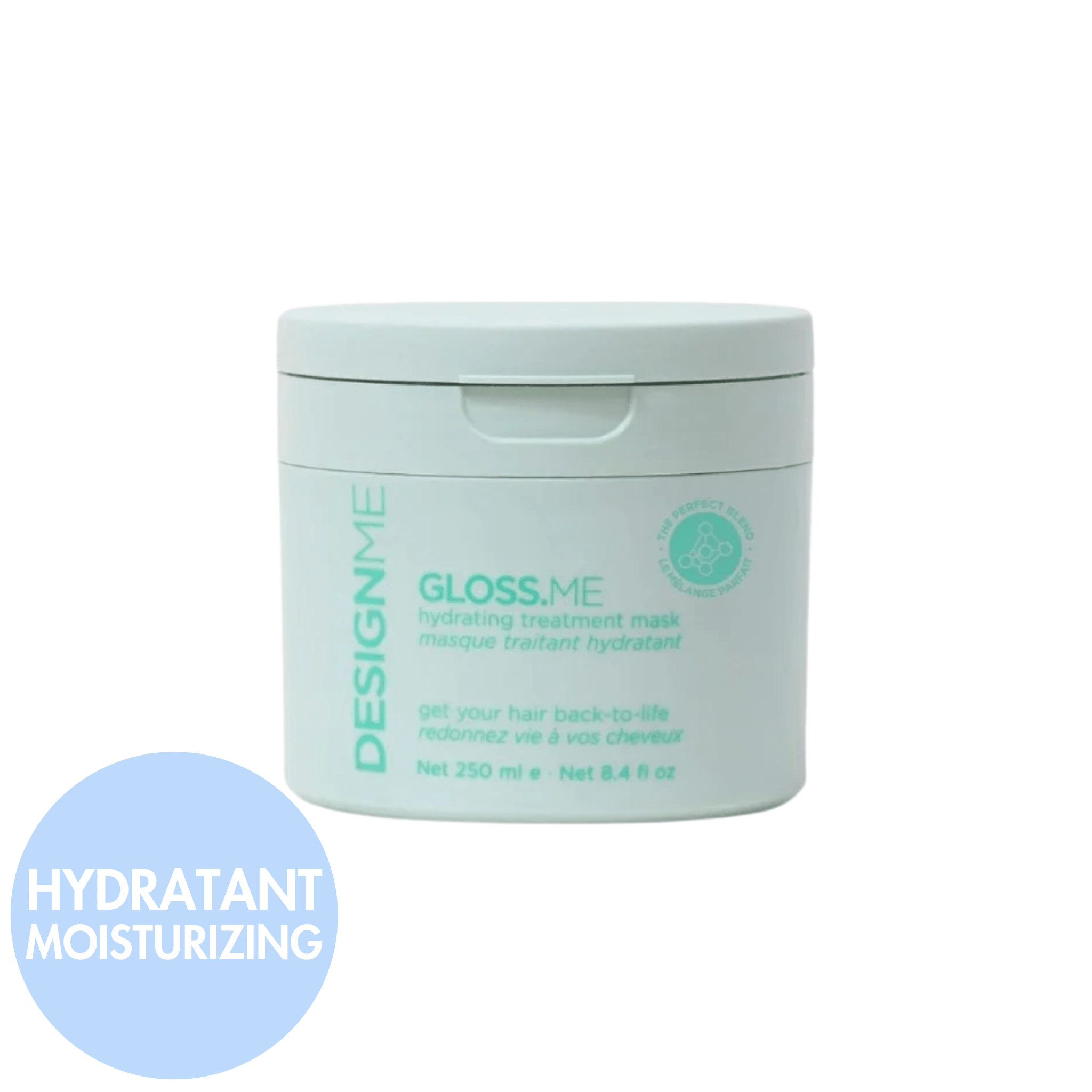 Design Me. Masque Traitant Hydratant Gloss.Me - 250 ml - Concept C. Shop
