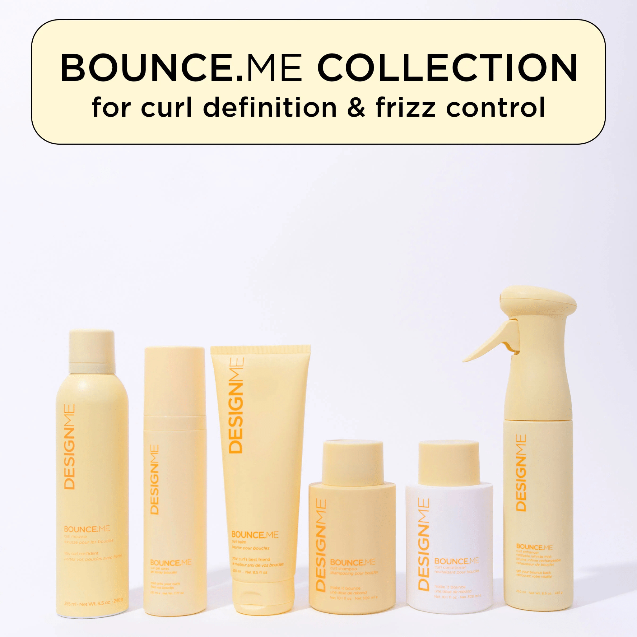 Design Me. Mousse Pour Les Boucles Bounce.Me - 255 ml - Concept C. Shop