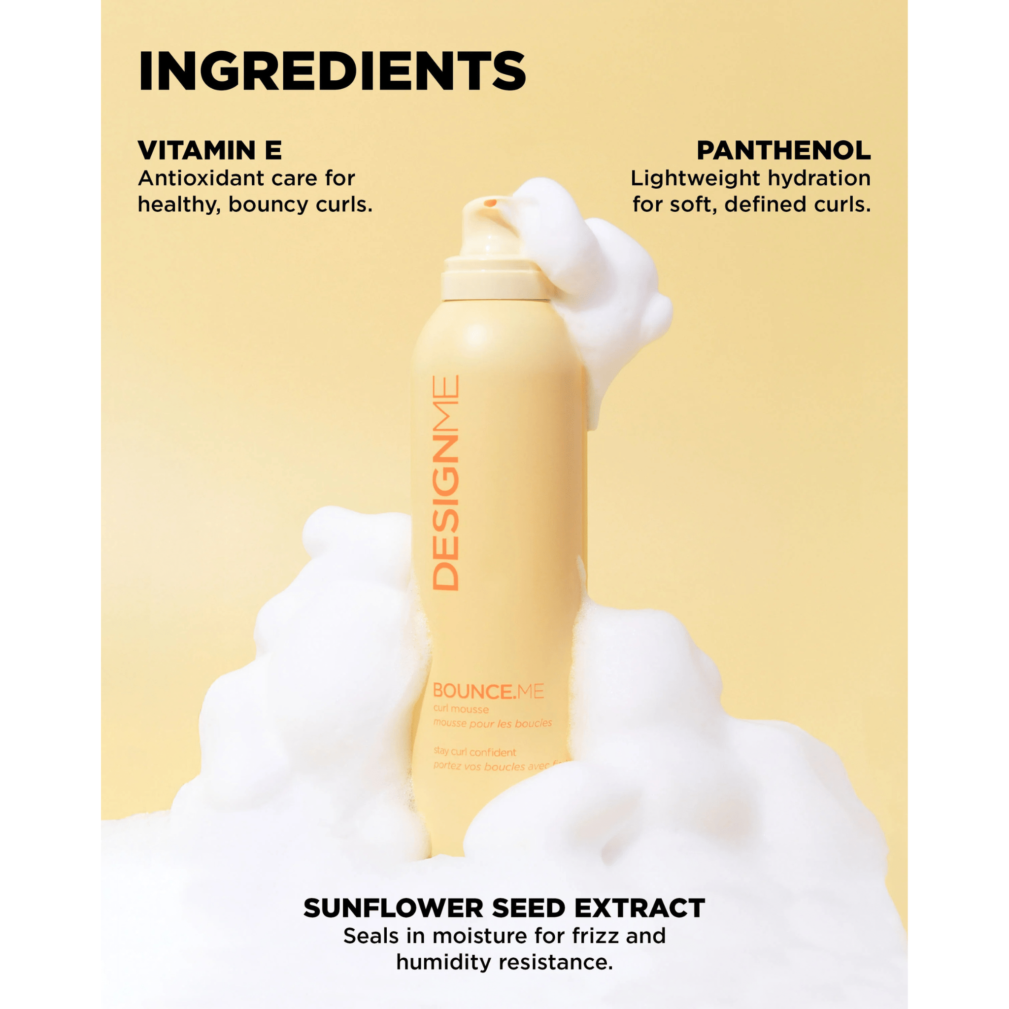 Design Me. Mousse Pour Les Boucles Bounce.Me - 255 ml - Concept C. Shop