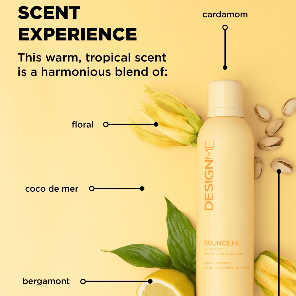 Design Me. Ornement Des Fêtes - Mousse Bounce Me - 85 ml