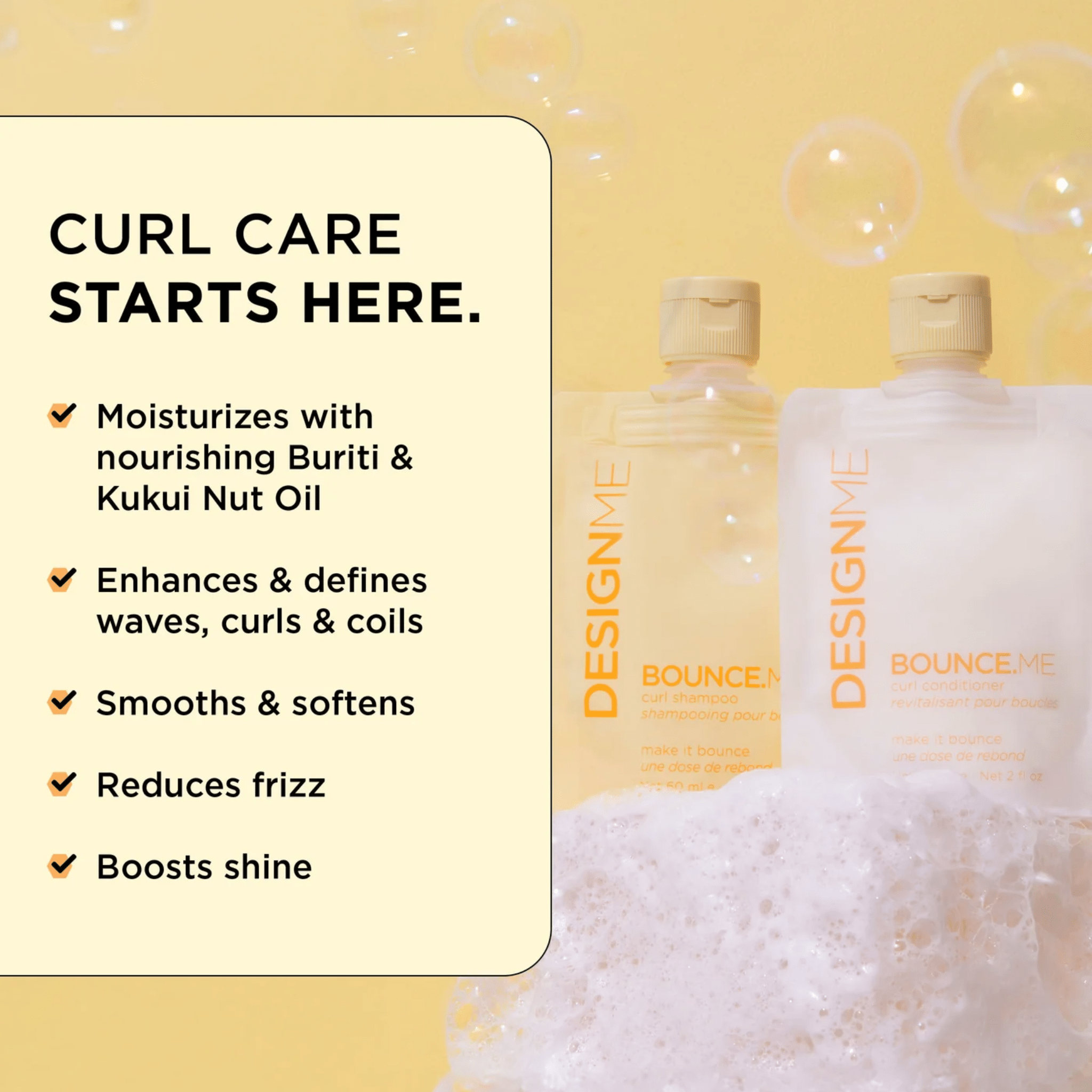 Design Me. Revitalisant pour les Boucles Bounce Me - 60 ml - Concept C. Shop