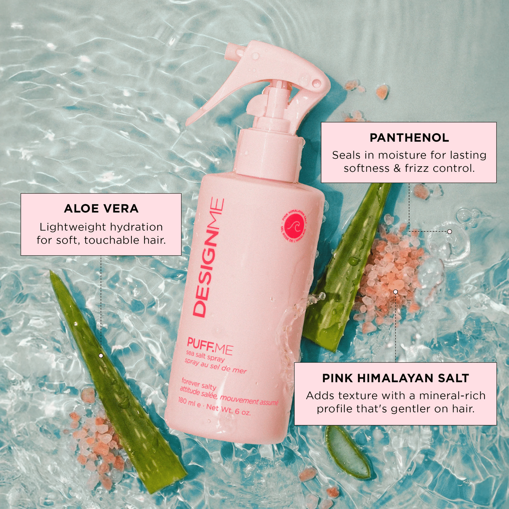 Design Me. Spray Au Sel De Mer Puff.Me - 180 ml - Concept C. Shop
