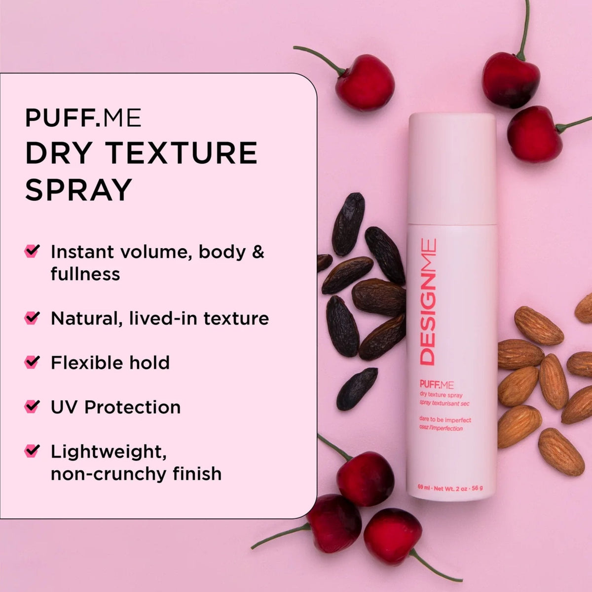 Design Me. Ornement Des Fêtes - Spray Texturisant Puff Me - 69 ml