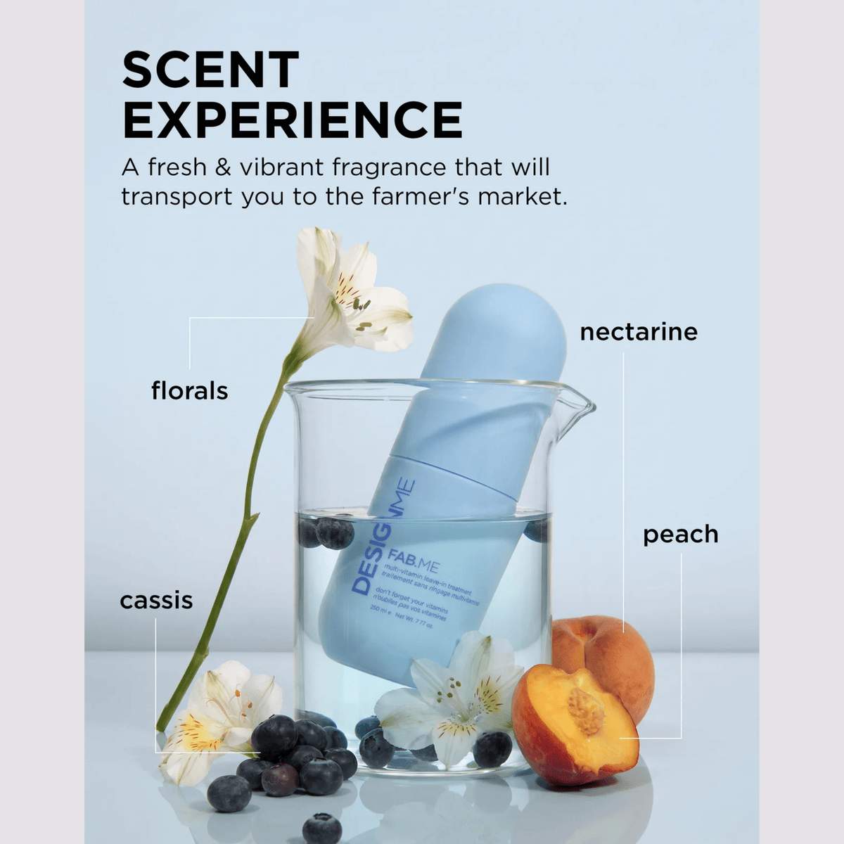 Design Me. Traitement Sans-Rinçage Multivitaminé Fab.Me - 60 ml - Concept C. Shop
