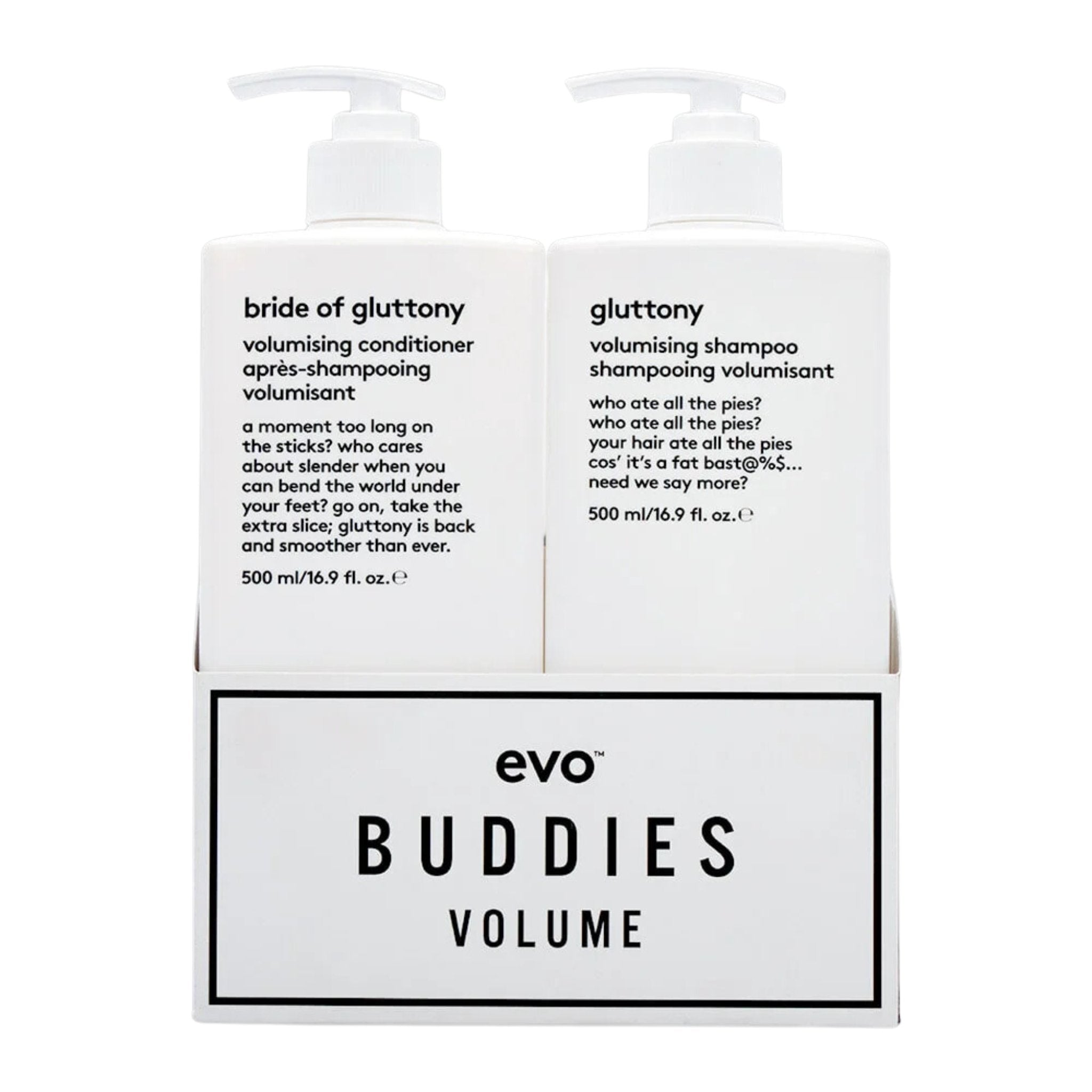 Evo. Buddies Volume - Duo Gluttony - 500 ml - Concept C. Shop