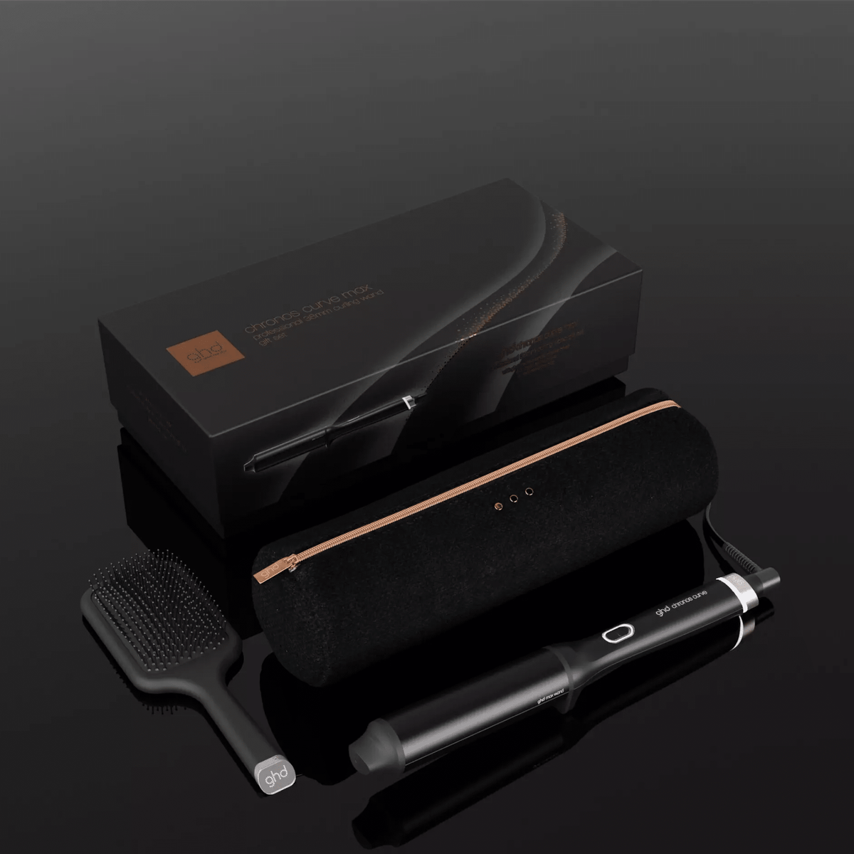 GHD. Coffret Des Fêtes Fer À Friser Sans Pince Chronos Curve Max - 1 1/2 Po - Concept C. Shop