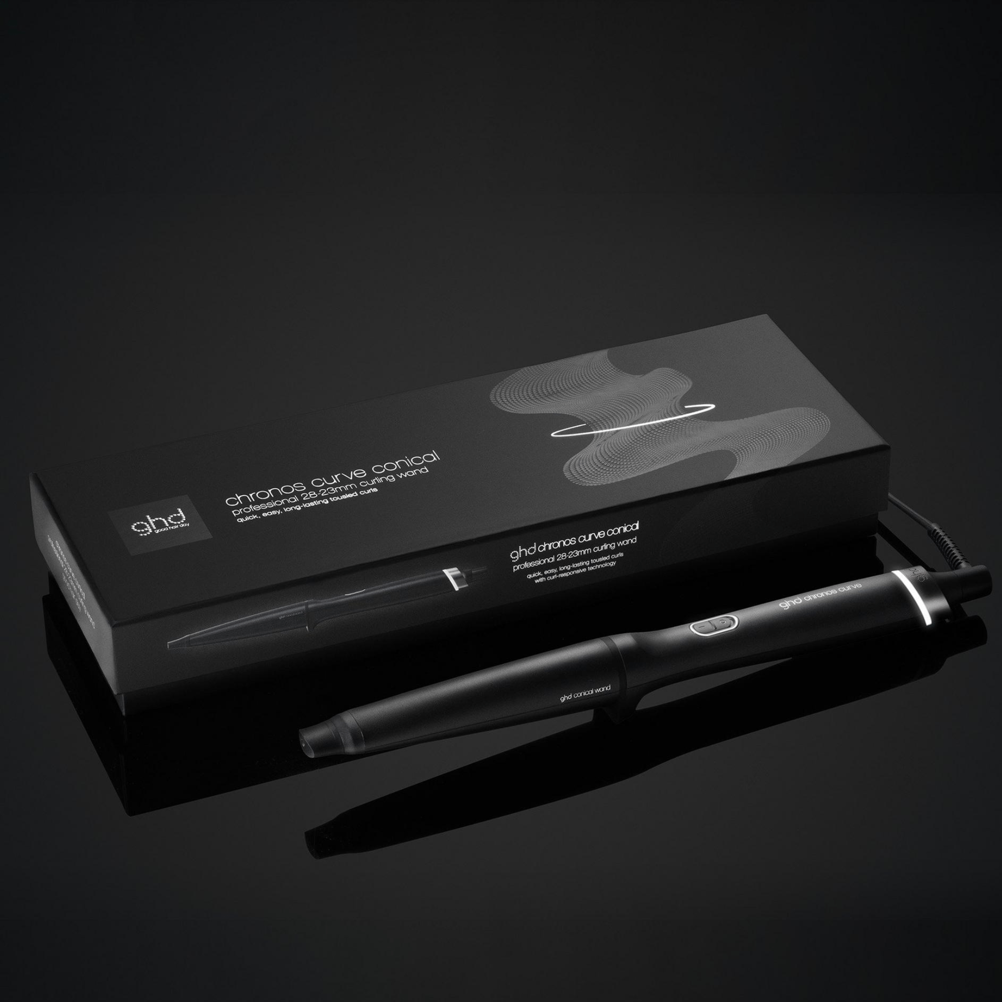 GHD. Fer à Friser Sans Pince Chronos Curve Conical - 1 Po - Concept C. Shop