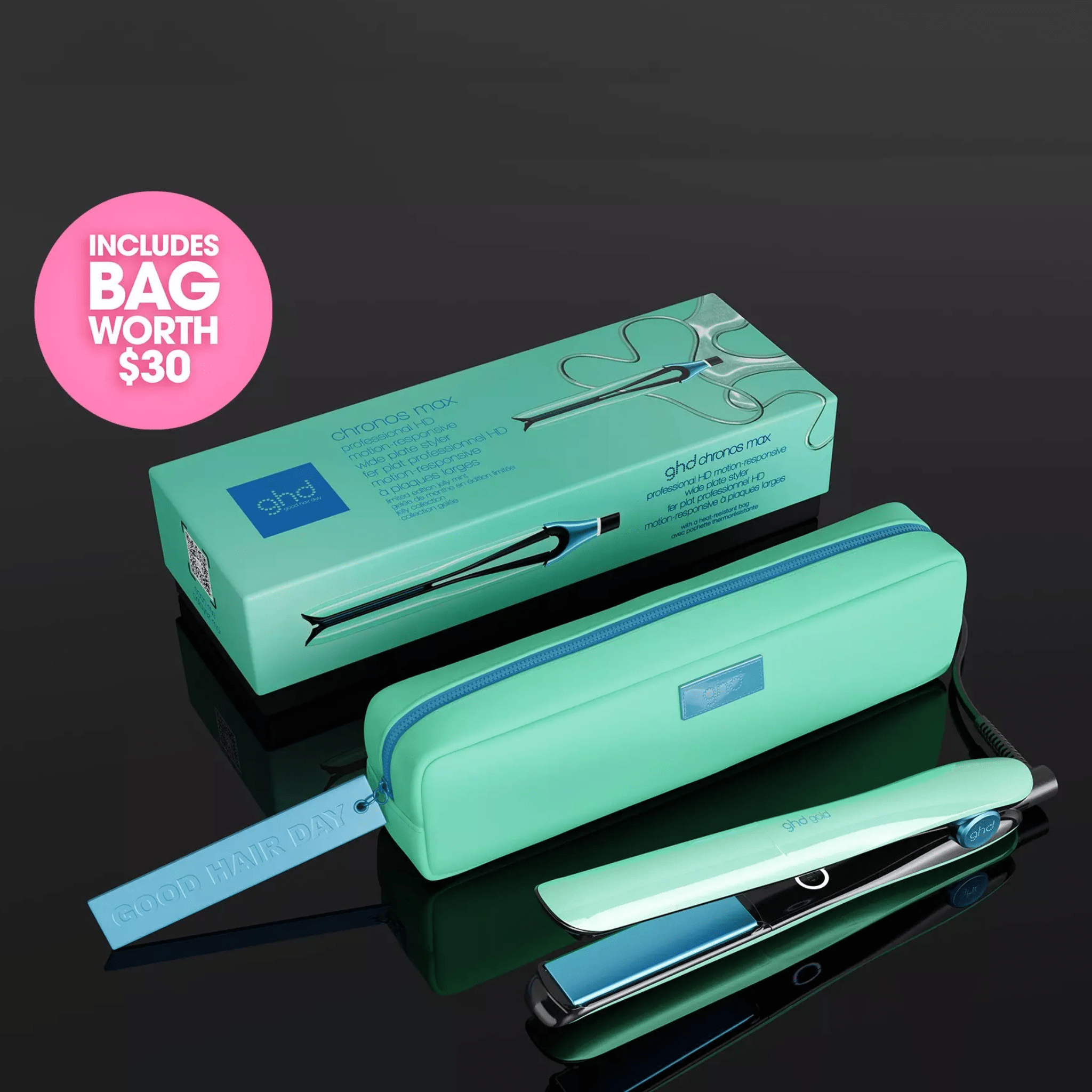 GHD. Fer Plat Gold Édition Limitée - Gelée de Menthe - Concept C. Shop